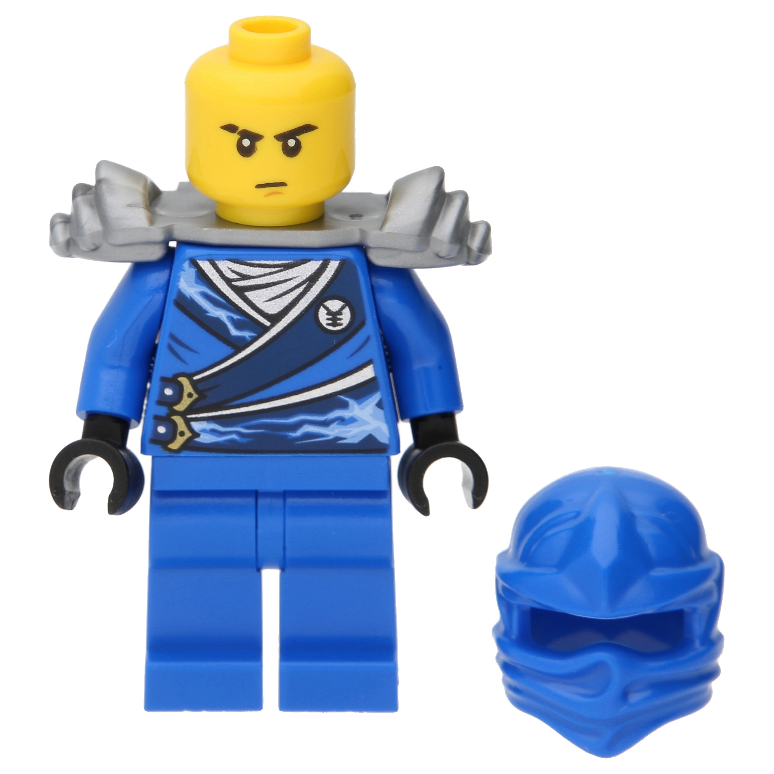 LEGO Ninjago Minifigur – Jay Walker mit silberner Rüstung (Rebooted)