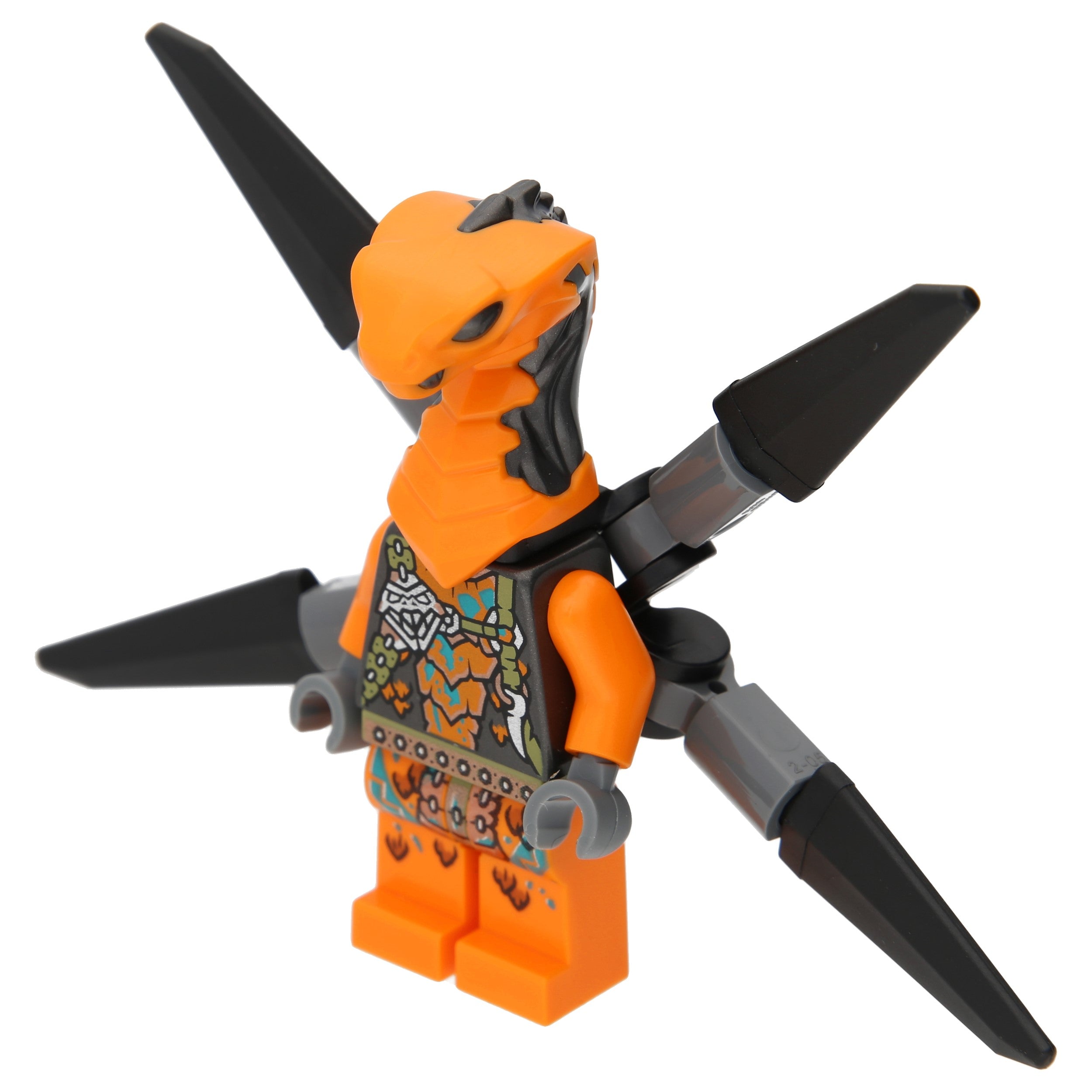 LEGO Minifigur Ninjago Viper Flyer in orange mit Jetpack (njo723) – neu