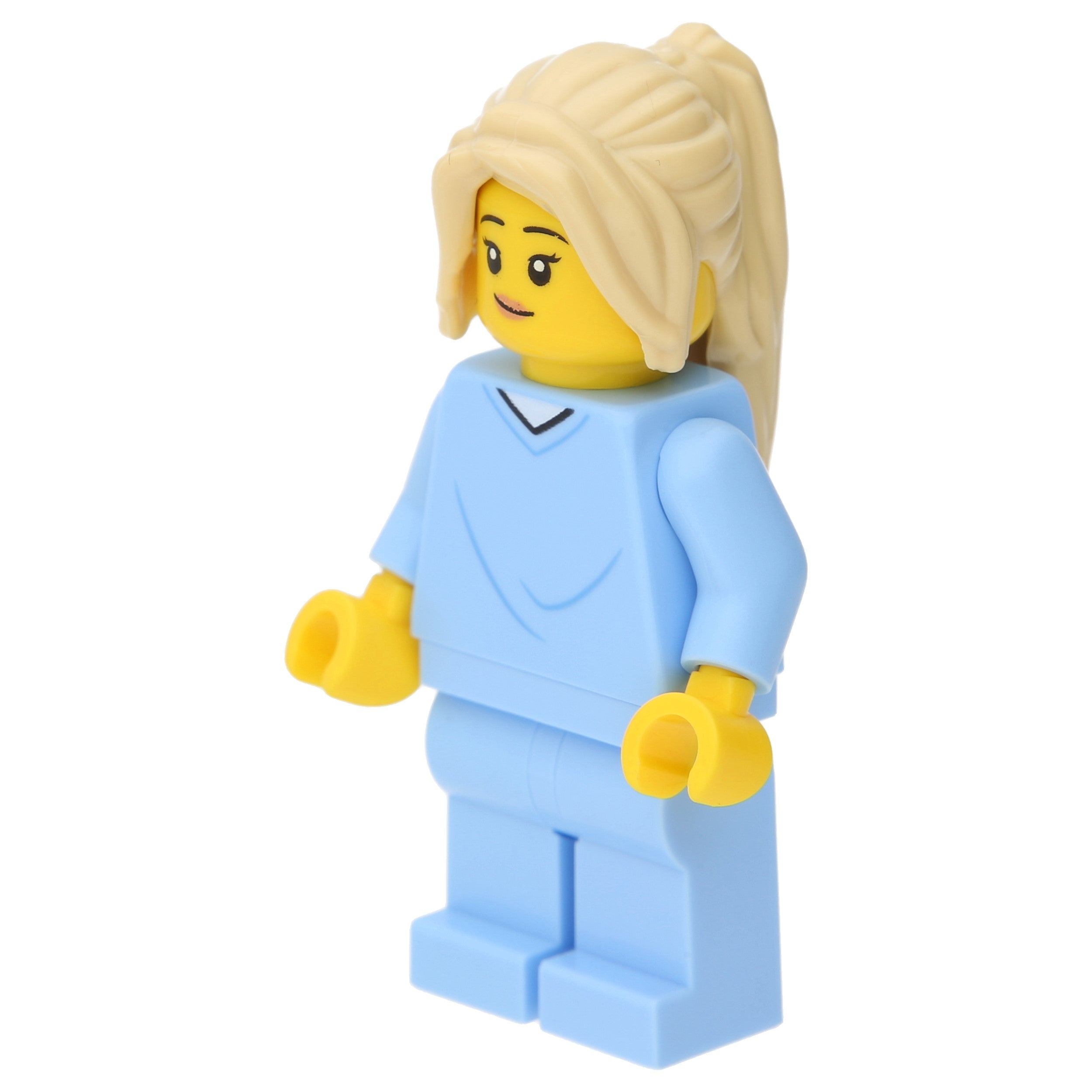 LEGO City Minifigur - Mutter in Krankenhausbekleidung (beige Haare)