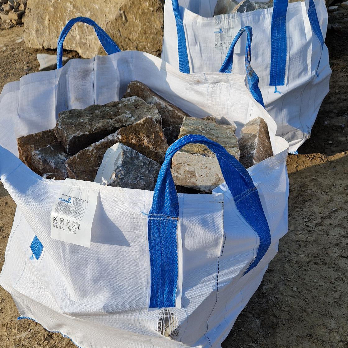 Echtstein - Muschelkalk/ Krustenmauersteine, 960kg