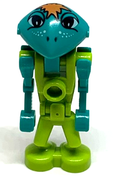 LEGO Minifigur Life on Mars (LoM) Martian - Altair - Lime Torso (lom003a)