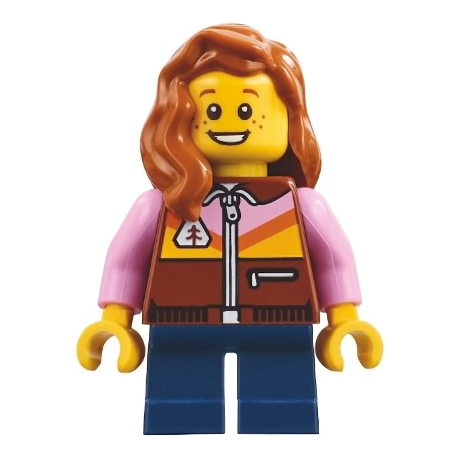 LEGO Minifigur Harbormaster's Office Child - Reddish Brown Jacket (bdp155)