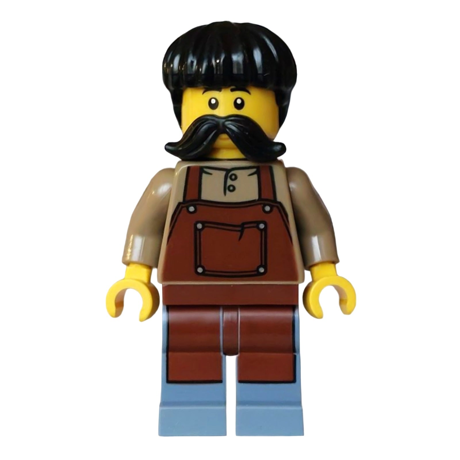 LEGO Minifigur Pirate - Male, Reddish Brown Apron, Black Hair and (bdp260)