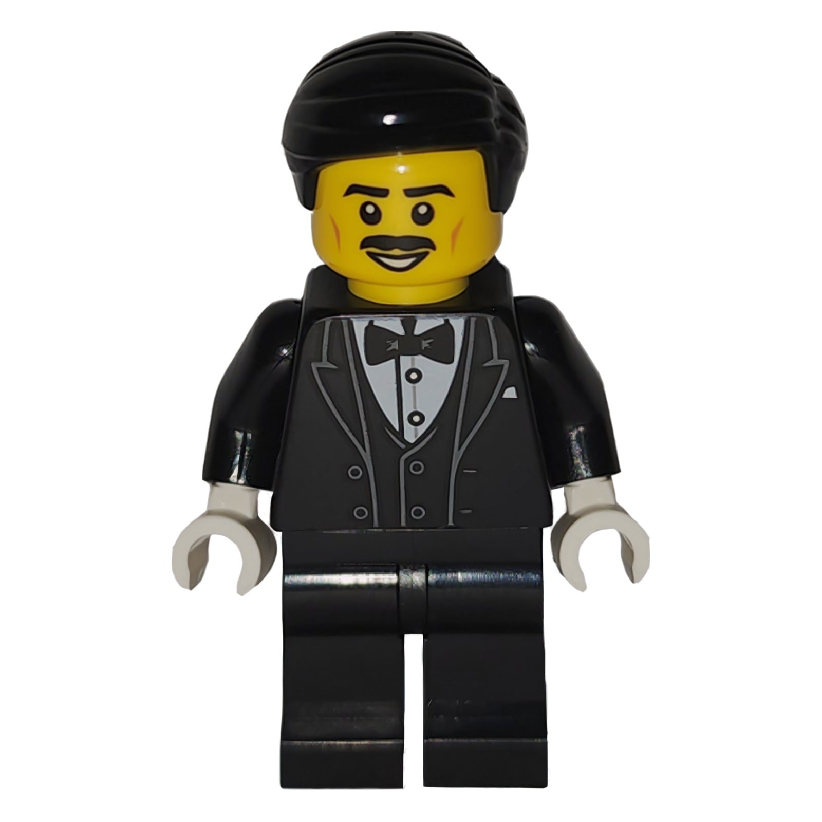 LEGO Minifigur Art Factory Waiter - Male, Black Tuxedo, Black Legs (bdp273)