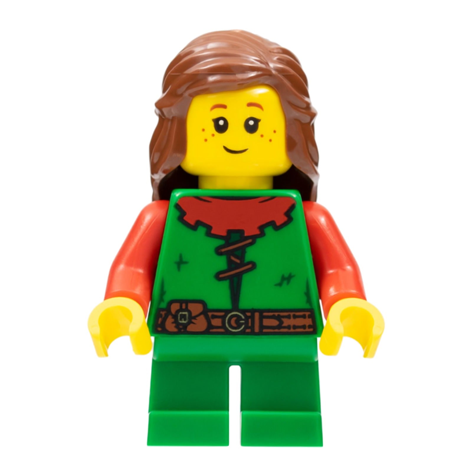 LEGO Minifigur Forest Girl - Red, Long Hair – Castle (cas573) – neu