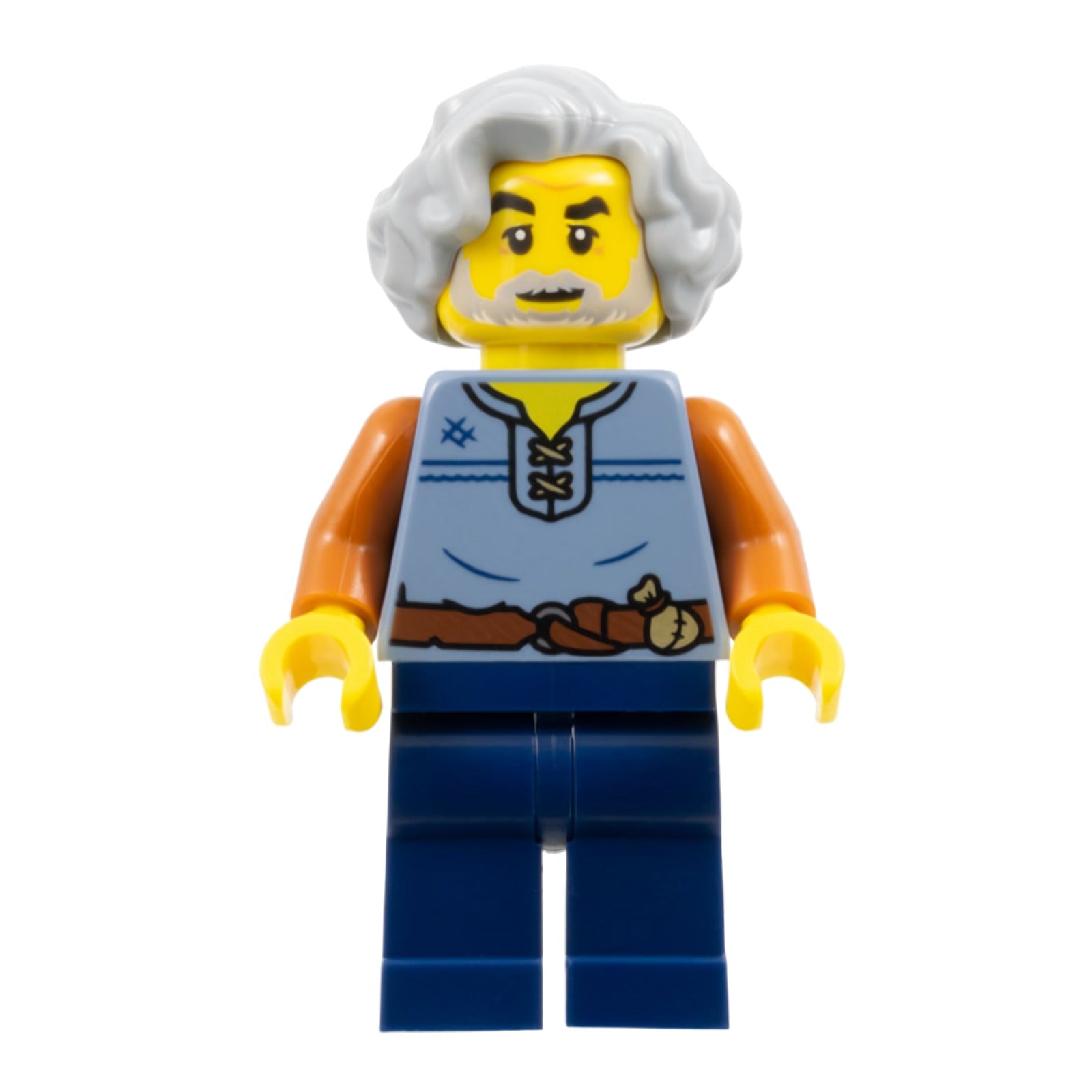 LEGO Minifigur Tapestry Weaver - Sand Blue Vest, Dark Blue Legs, Light (cas583)
