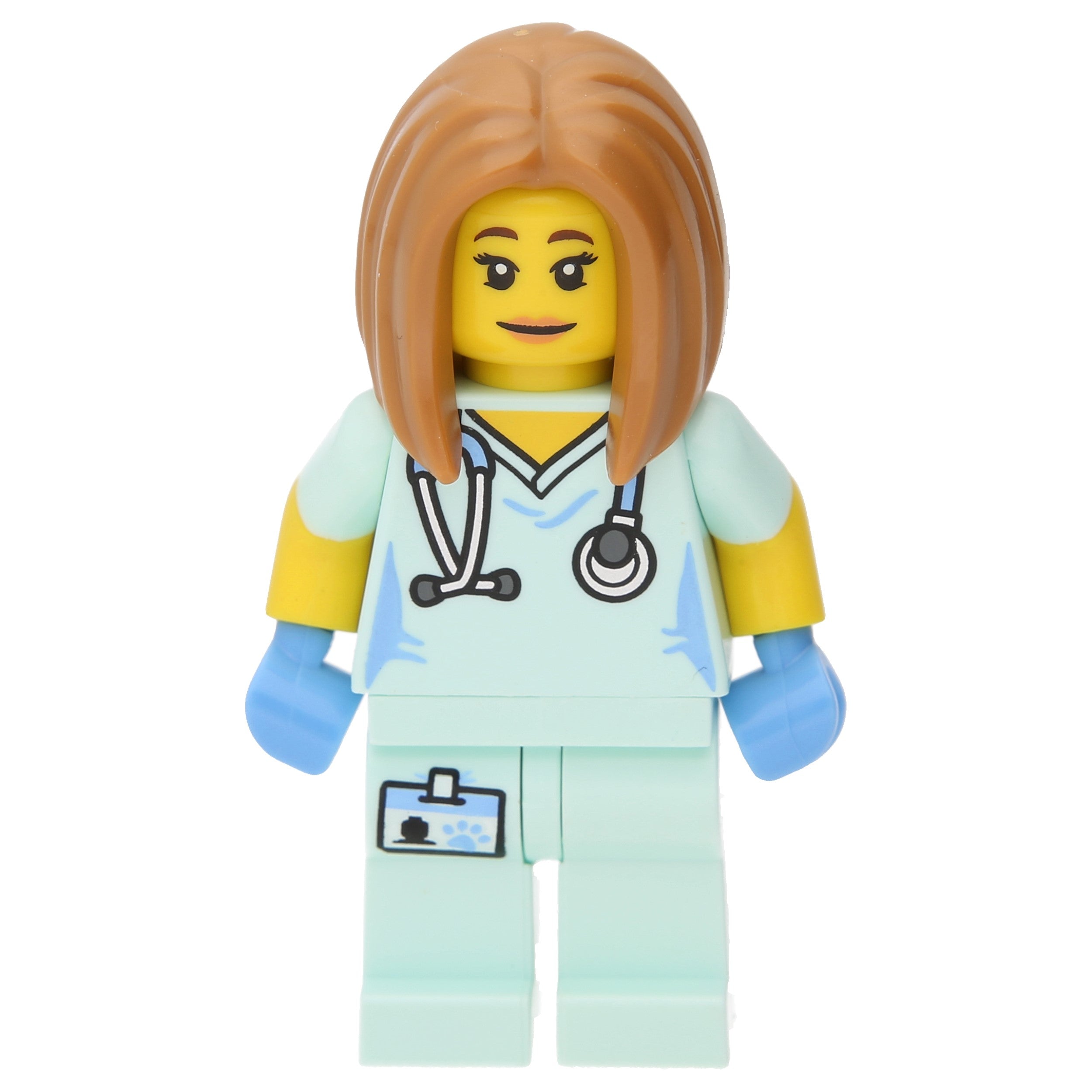 LEGO Minifigur Tierärztin mit Stethoskop (col290) – neu