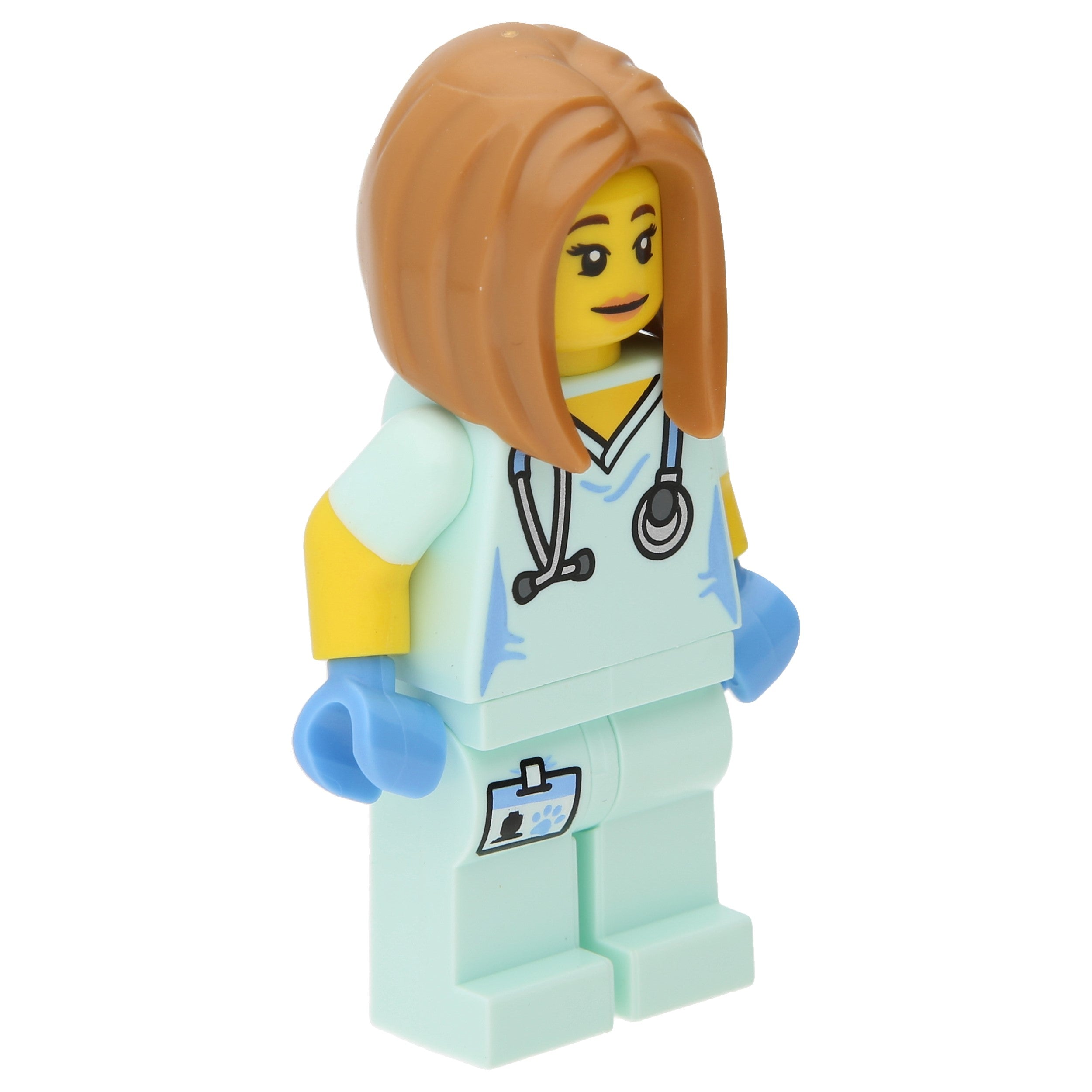LEGO Minifigur Tierärztin mit Stethoskop (col290) – neu