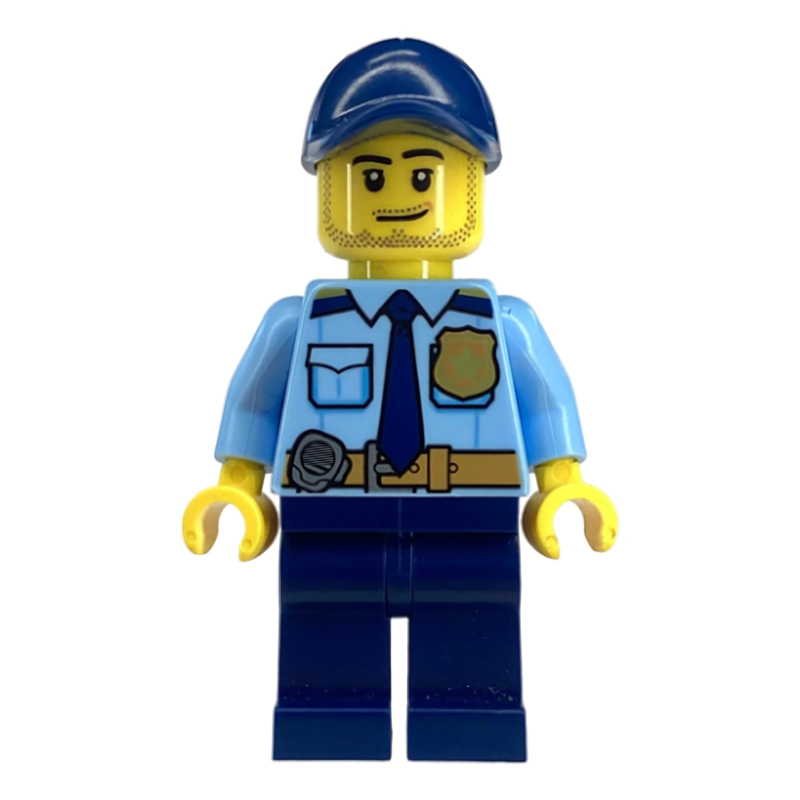 LEGO Minifigur Police - City Shirt with Dark Blue Tie and Gold Badge (cty1334)