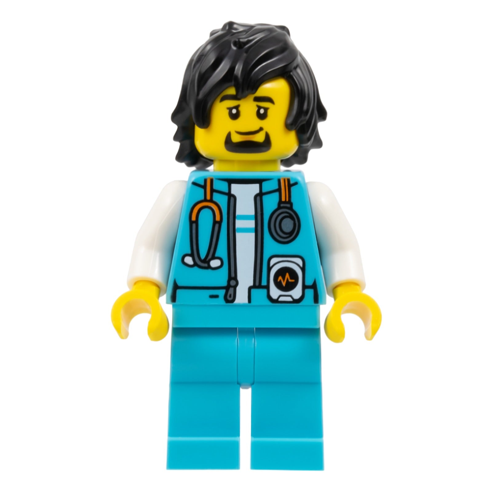 LEGO Minifigur Arctic Explorer - Male, Stethoscope, Medium Azure (cty1658)