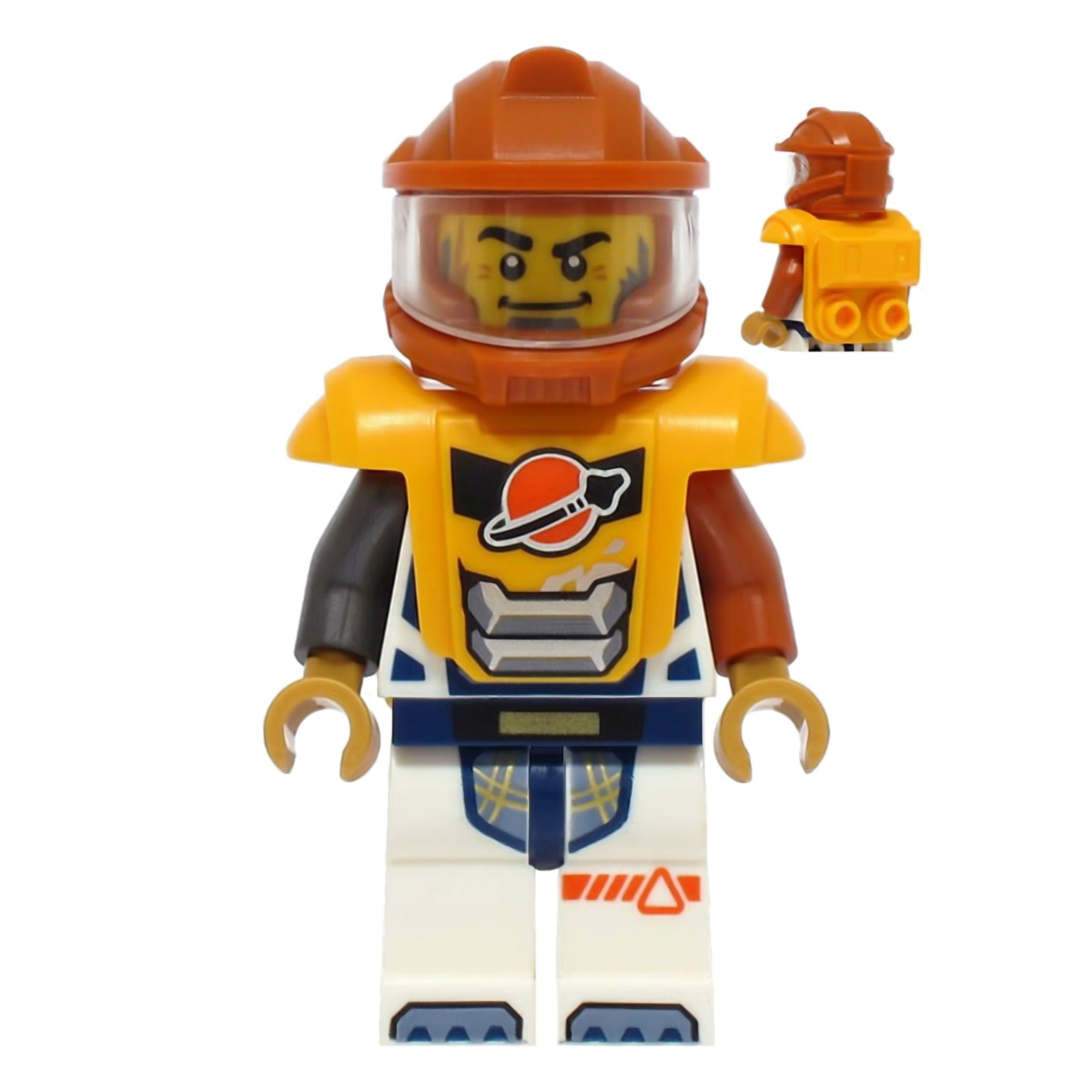 LEGO Minifigur Astronaut - Male, White Spacesuit with Dark Orange and (cty1709)