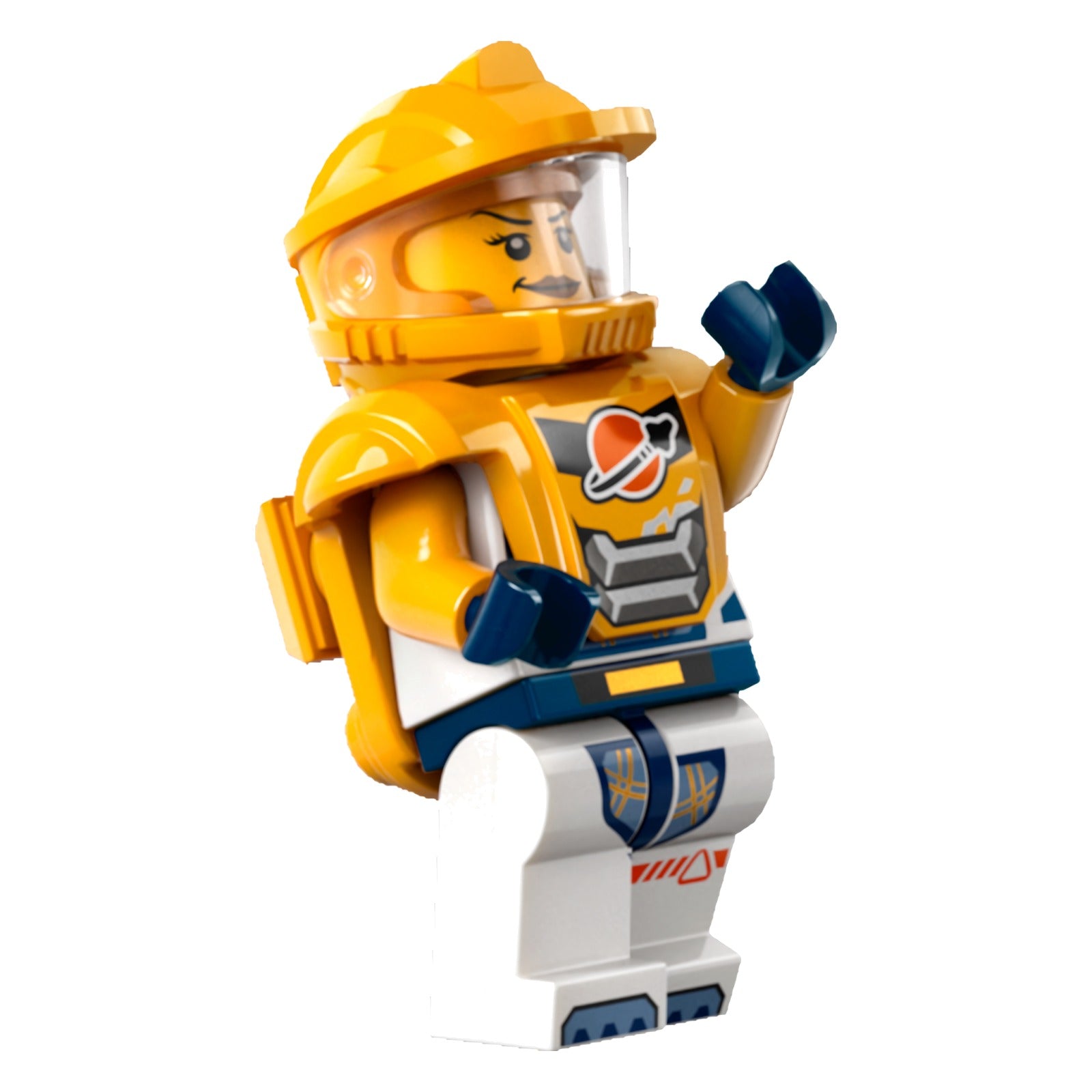 LEGO Minifigur Astronaut - Female, White Spacesuit with Bright Light (cty1754)