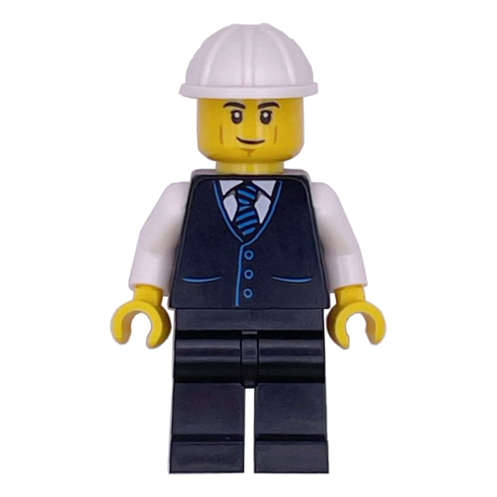 LEGO Minifigur Construction Engineer / Architect - Male, Black Vest (cty1788)