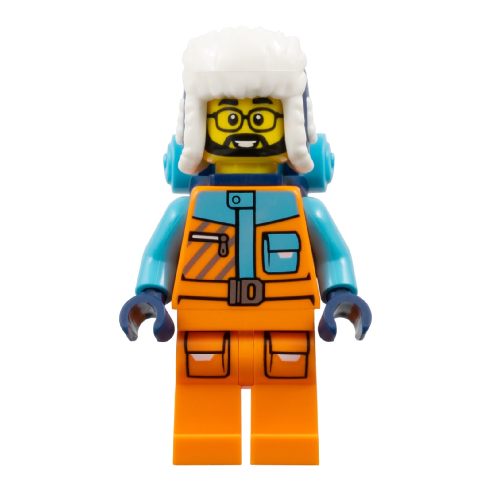 LEGO Minifigur Arctic Explorer - Male, Orange and Medium Azure (cty1898)
