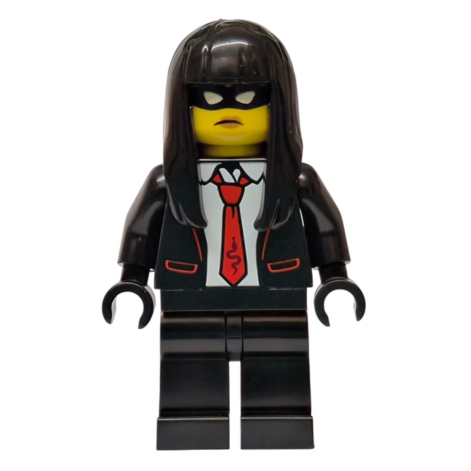 LEGO Minifigur Police - City Bandit Crook Female, Black Tuxedo with (cty1987)