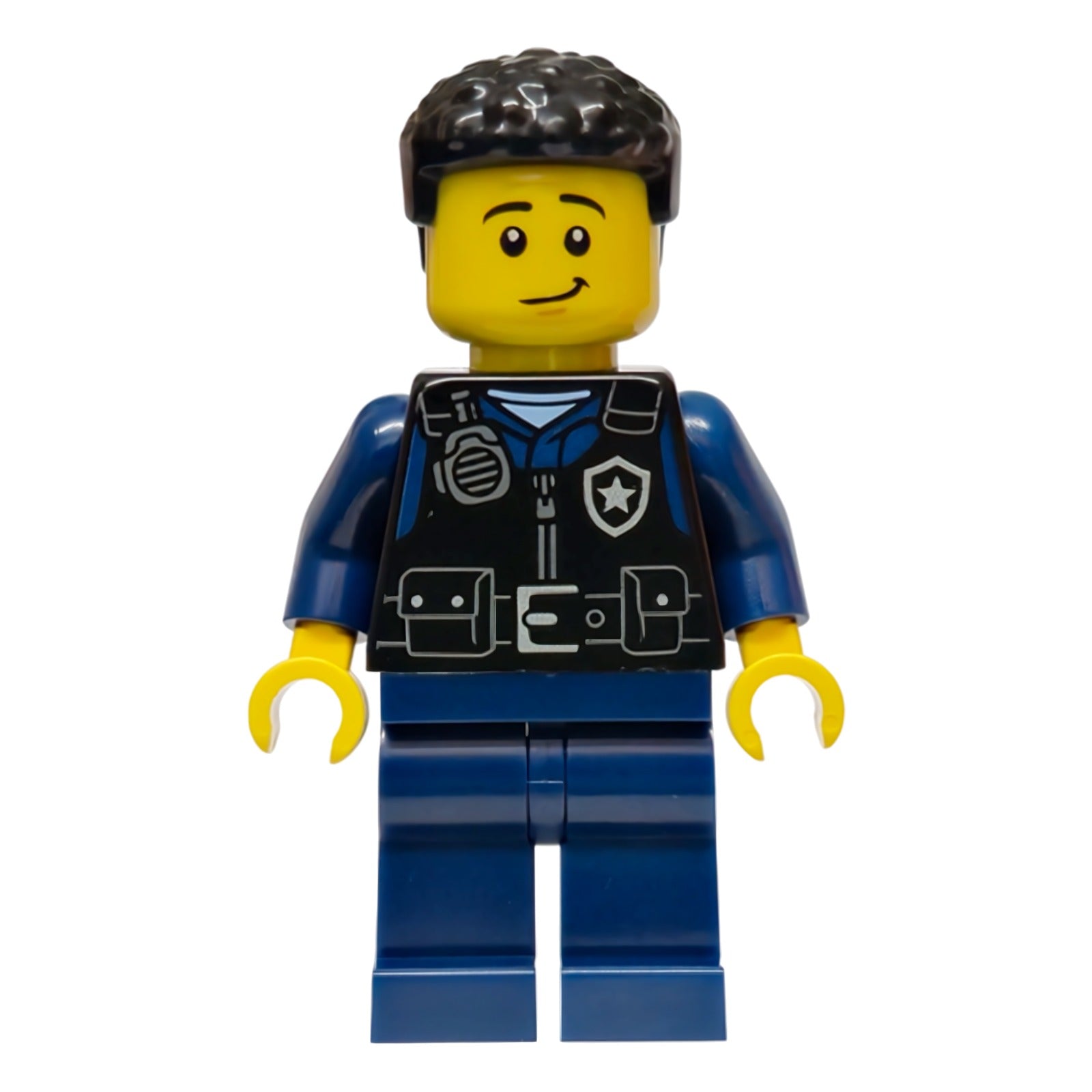 LEGO Minifigur Police - City Officer Male, Black Safety Vest with (cty1989)