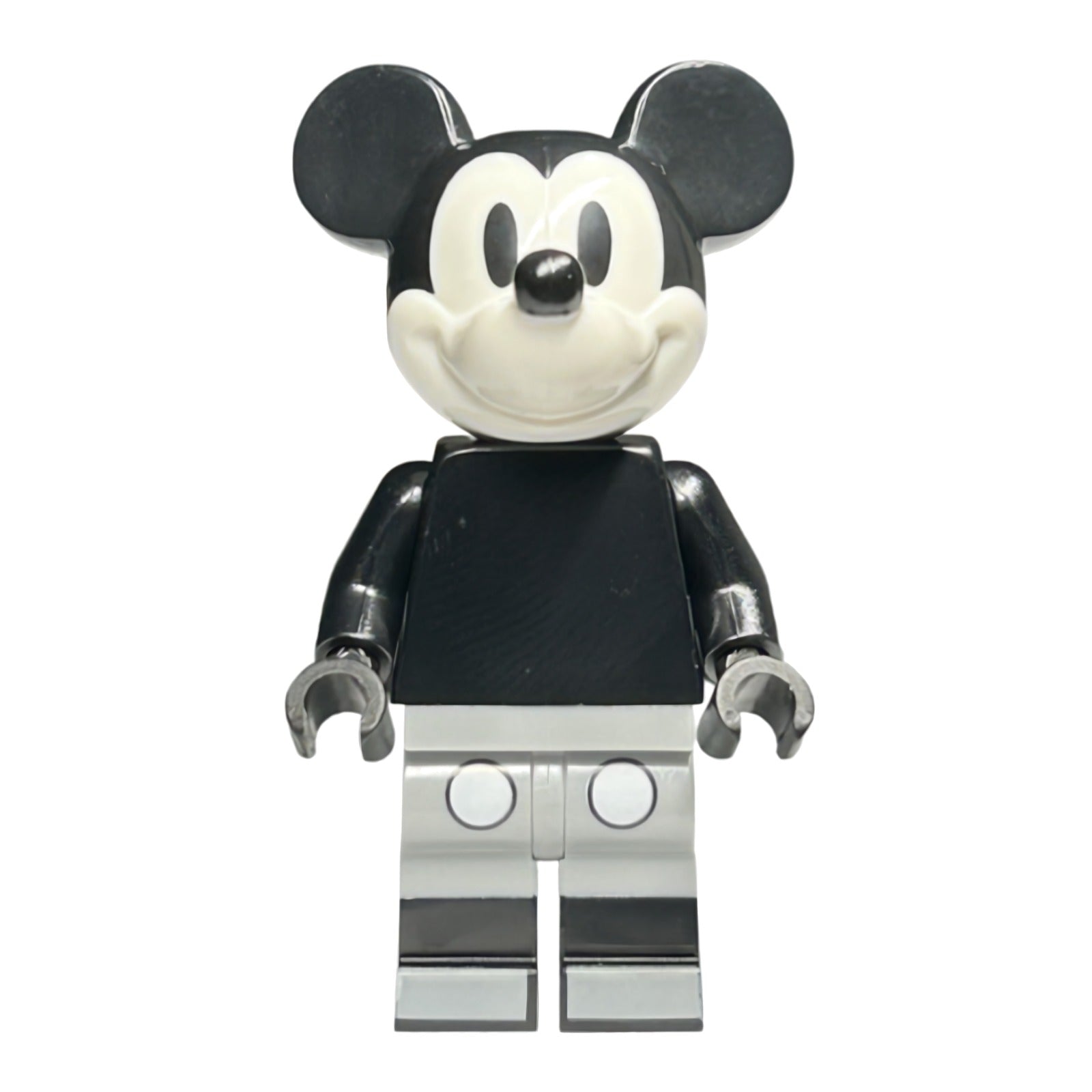 LEGO Minifigur Mickey Mouse - Vintage, Light Bluish Gray Shorts (dis141) – neu