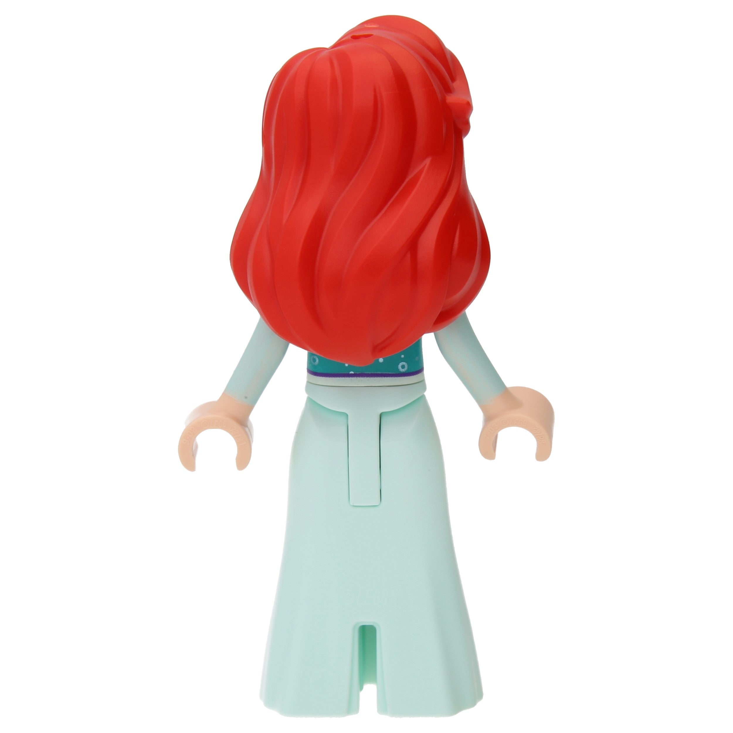 LEGO Minifigur Ariel, Human (Light Nougat) - Light Aqua Dress with (dis150)