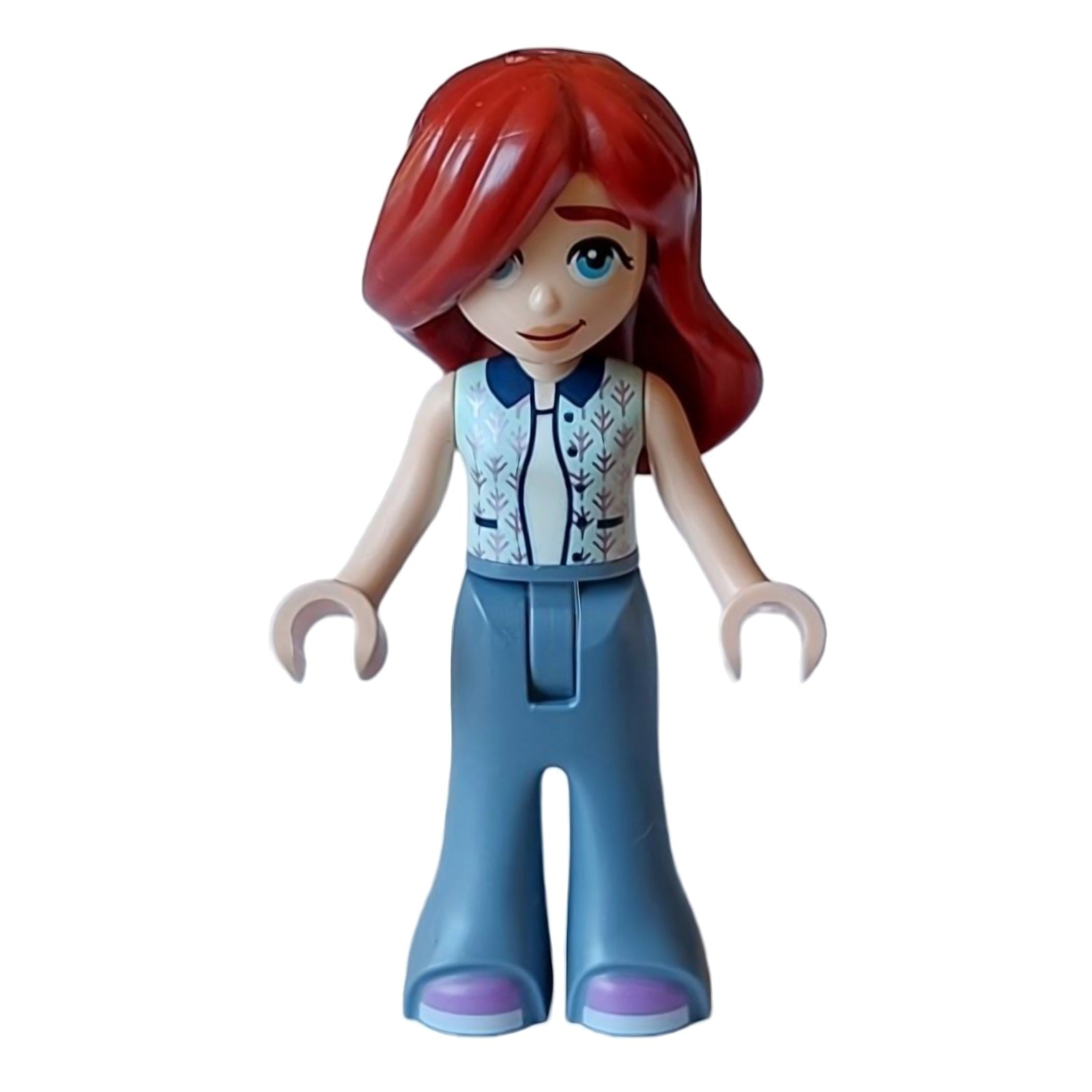 LEGO Minifigur Friends Paisley - Light Aqua Vest, Sand Blue Trousers (frnd0627)