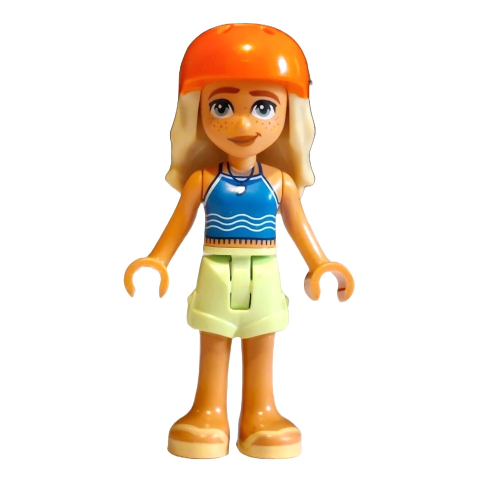LEGO Minifigur Friends Sage - Blue Tank Top, Yellowish Green Shorts (frnd0783)
