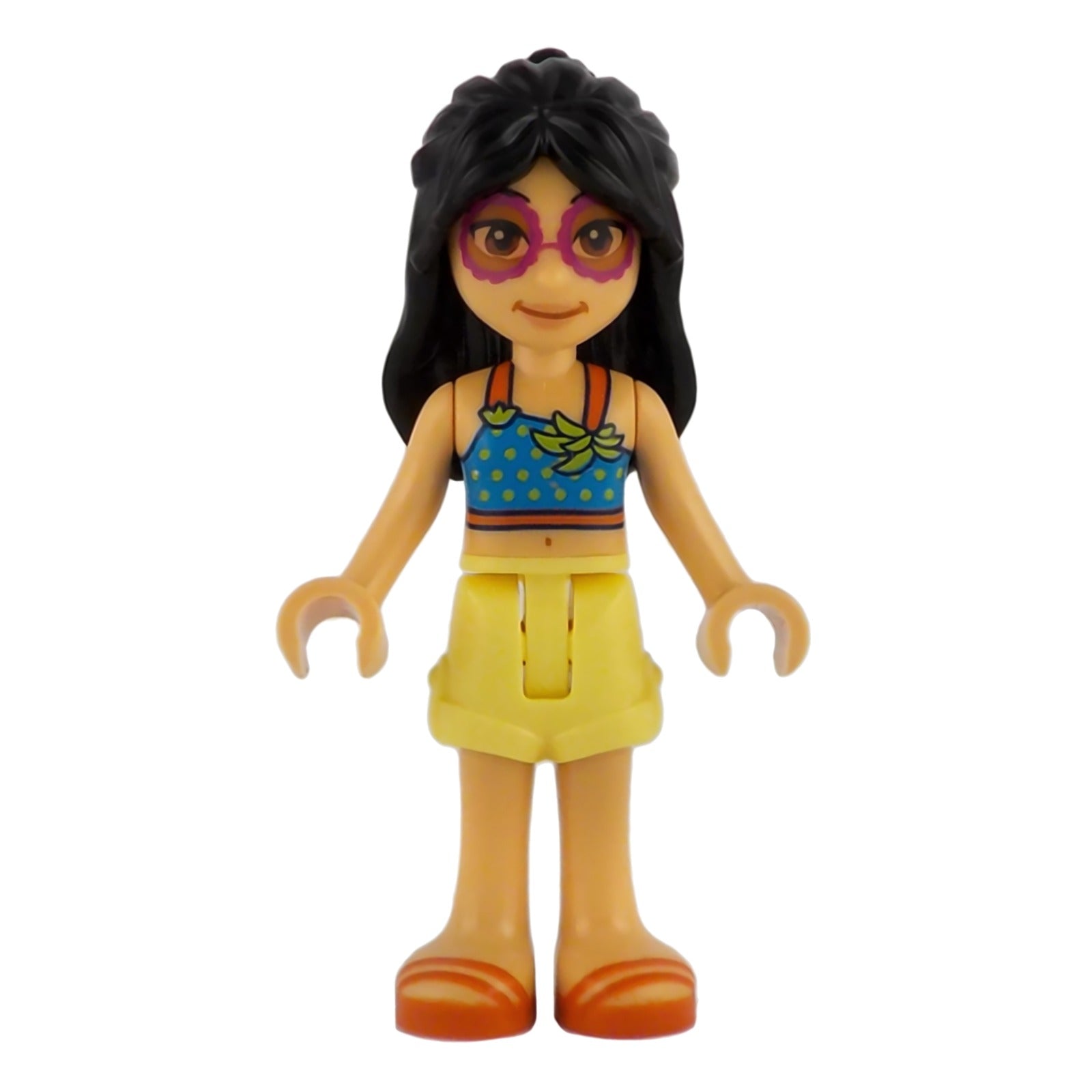 LEGO Minifigur Friends Liann - Dark Azure Top, Bright Light Yellow (frnd0829)