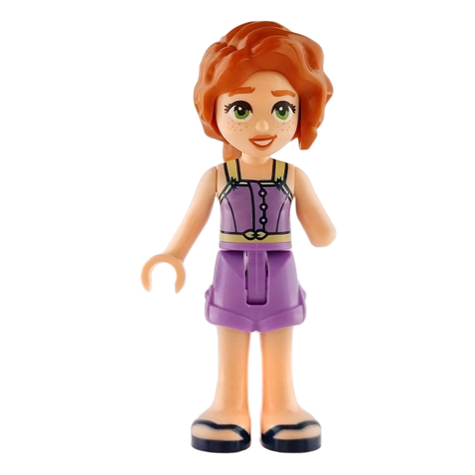 LEGO Minifigur Friends Autumn - Medium Lavender Jumpsuit Shorts (frnd0875)