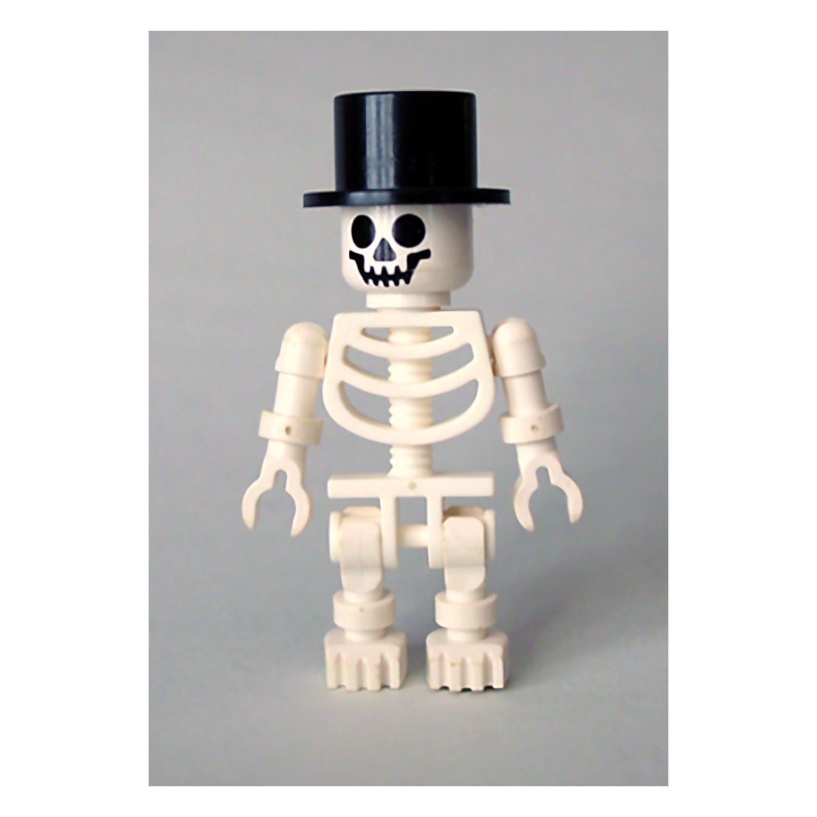 LEGO Minifigur Skeleton with Standard Skull, Top Hat (gen027) – neu
