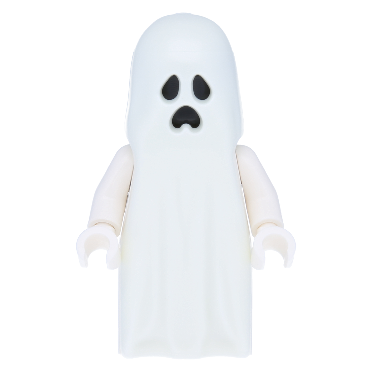 LEGO Minifigure - Ghost (1x2 Plate and 1x2 Brick lower body)