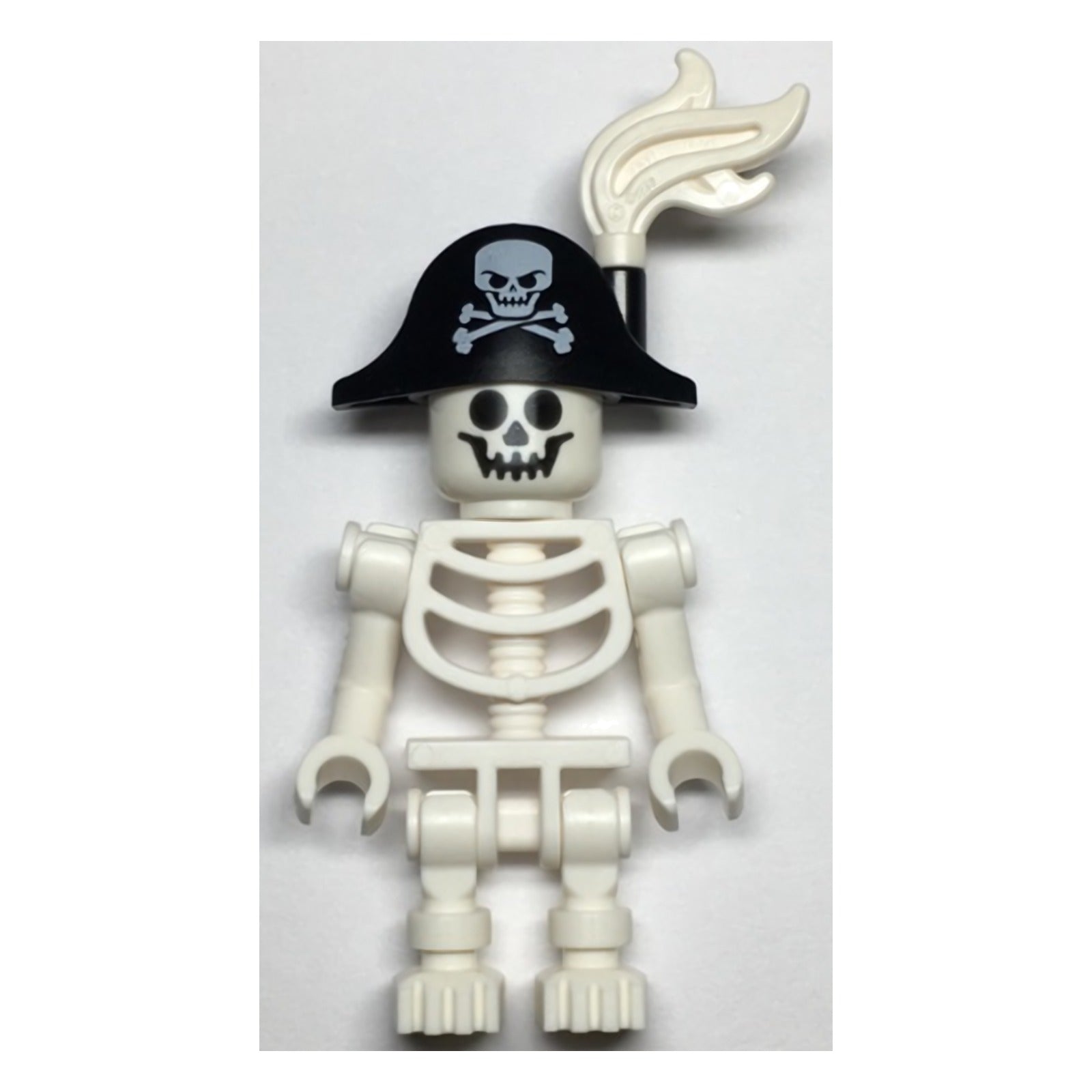 LEGO Minifigur Skeleton - Standard Skull, Bent Arms Vertical Grip (gen135)