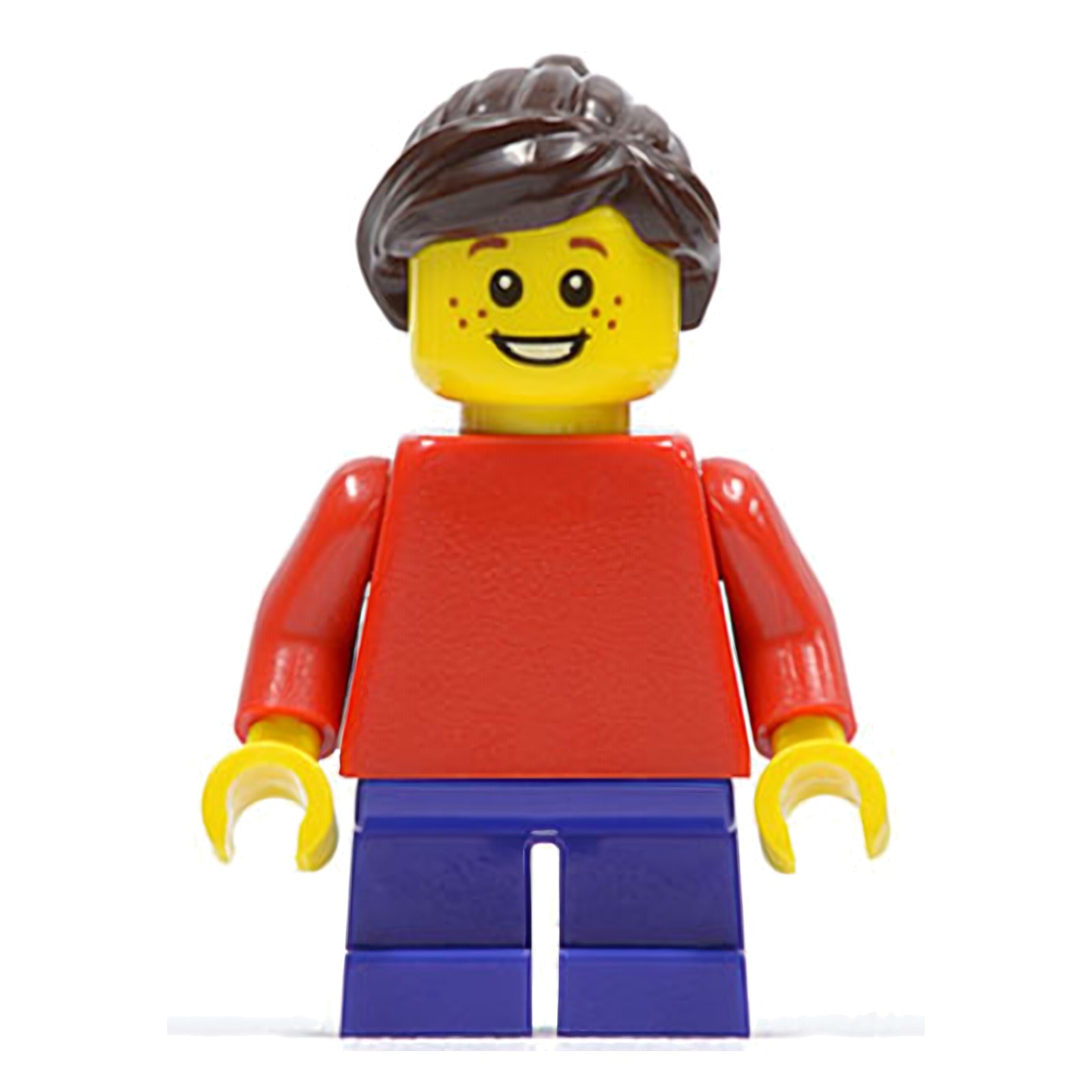 LEGO Minifigur Plain Red Torso with Red Arms, Dark Purple Short Legs (hol018)