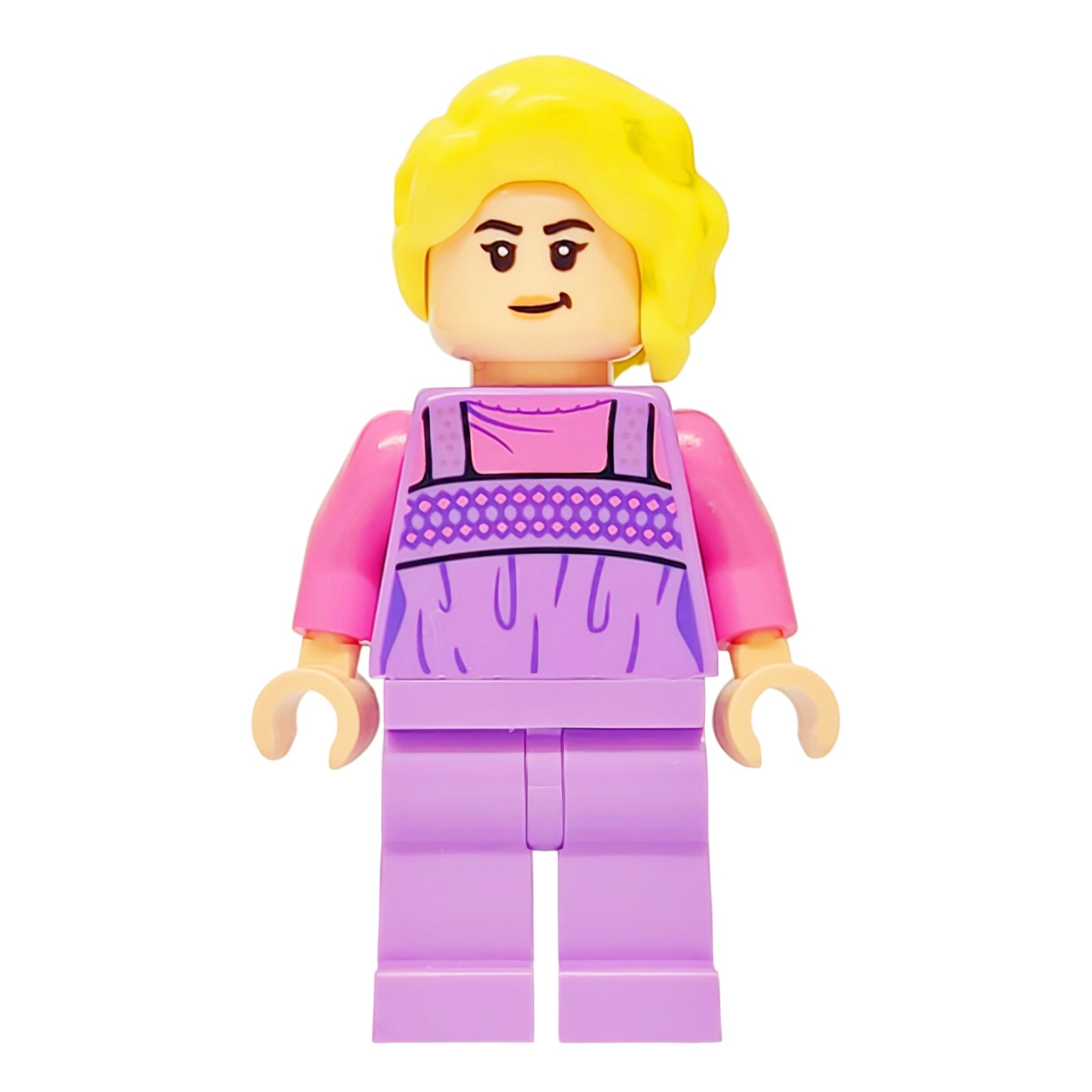 LEGO Minifigur Luna Lovegood - Medium Lavender Halter Top and Legs (hp529) – neu