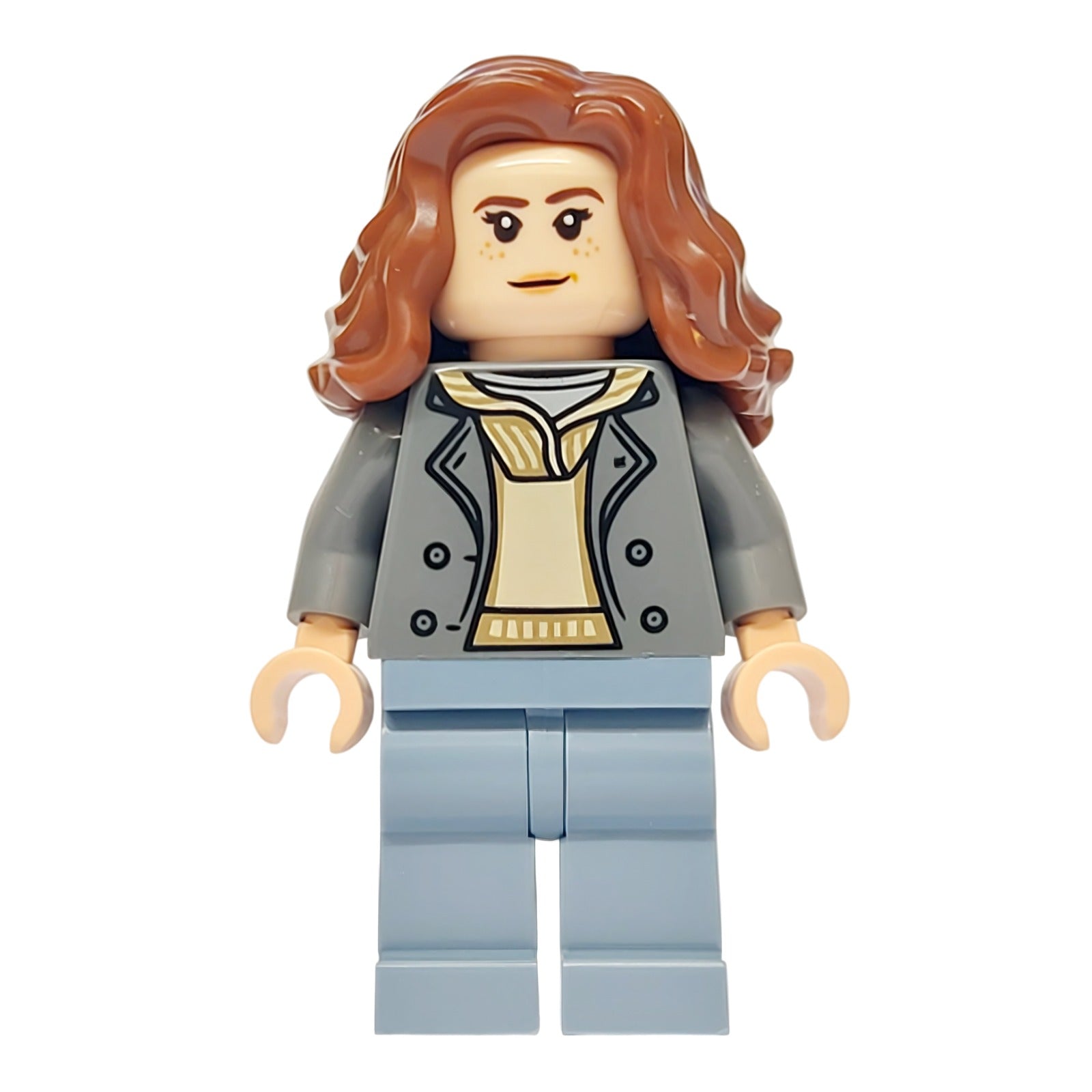 LEGO Minifigur Hermione Granger - Dark Bluish Gray Jacket over Tan (hp530)