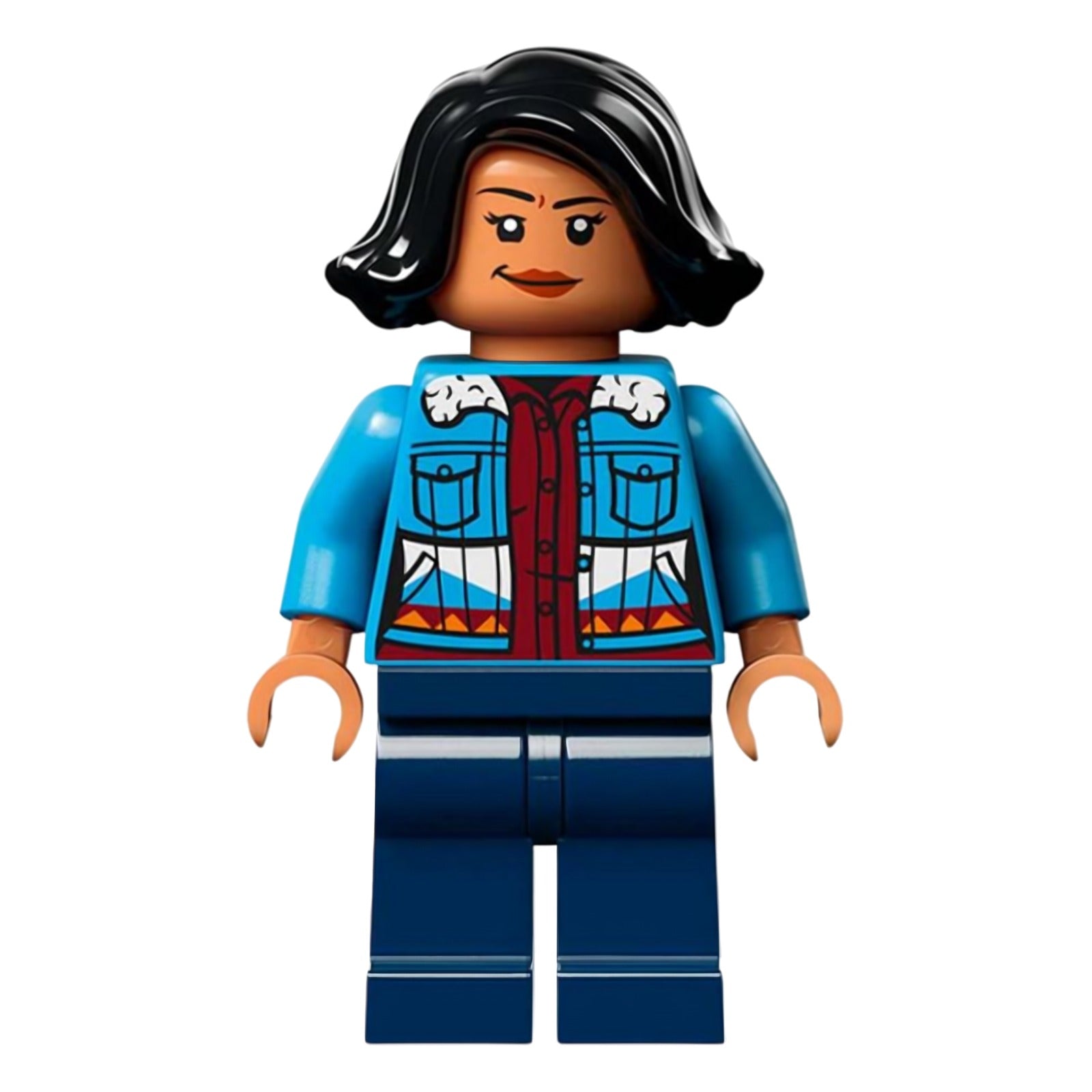LEGO Minifigur Sammy - Medium Blue Jacket – Jurassic World (jw122) – neu