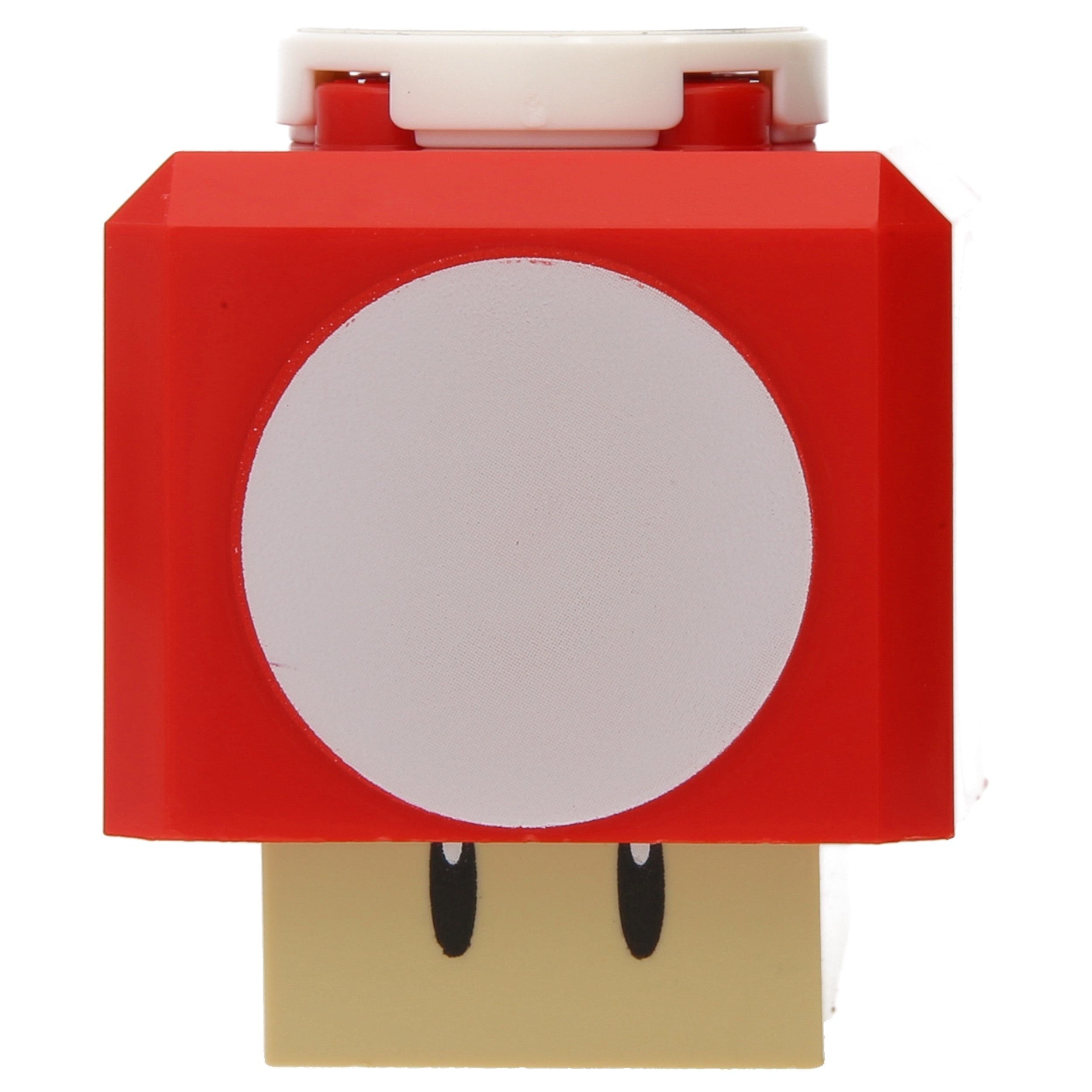 LEGO Minifigur Super Mushroom - Black Hinge Brick / Green Plate 2 x 2 (mar0061)