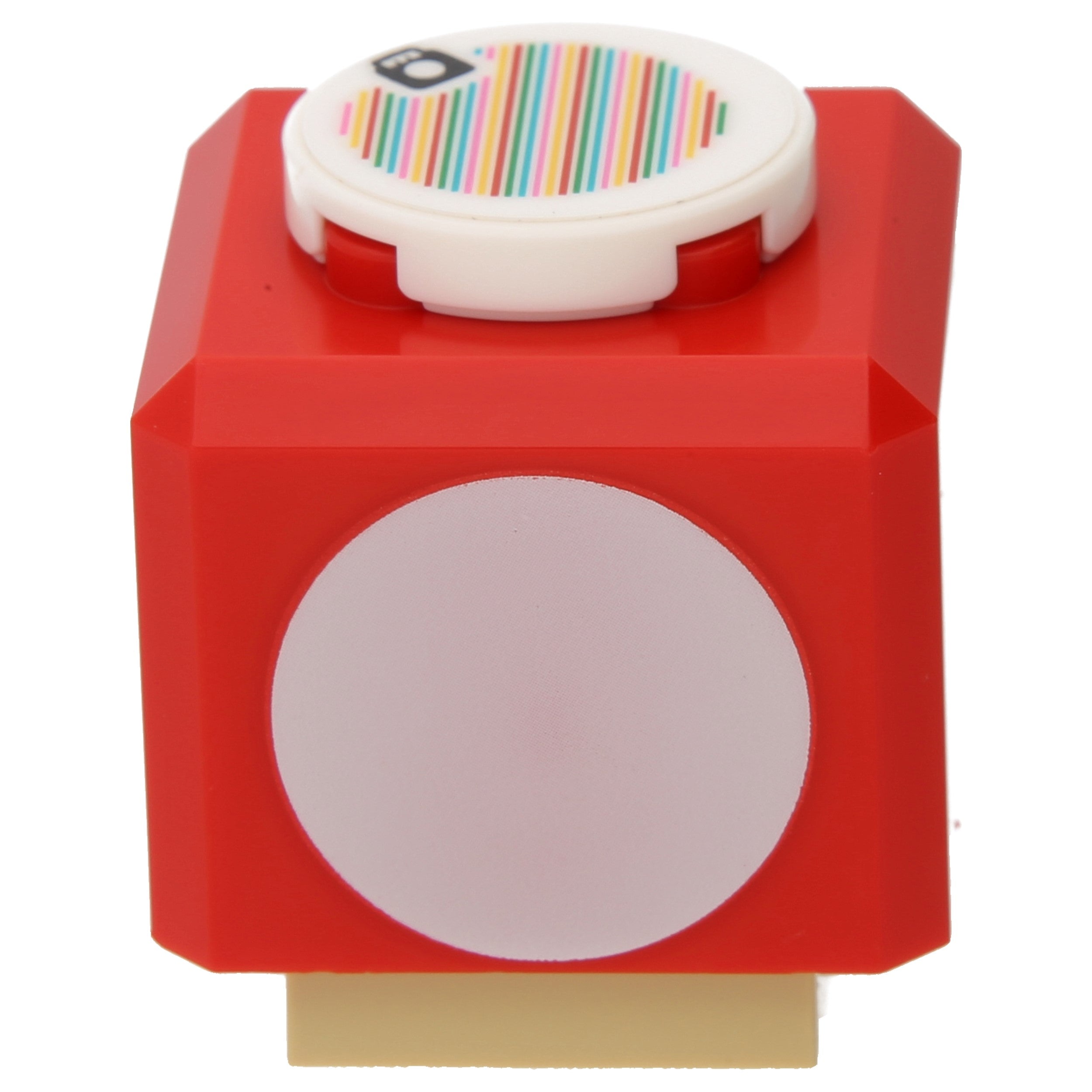 LEGO Minifigur Super Mushroom - Black Hinge Brick / Green Plate 2 x 2 (mar0061)