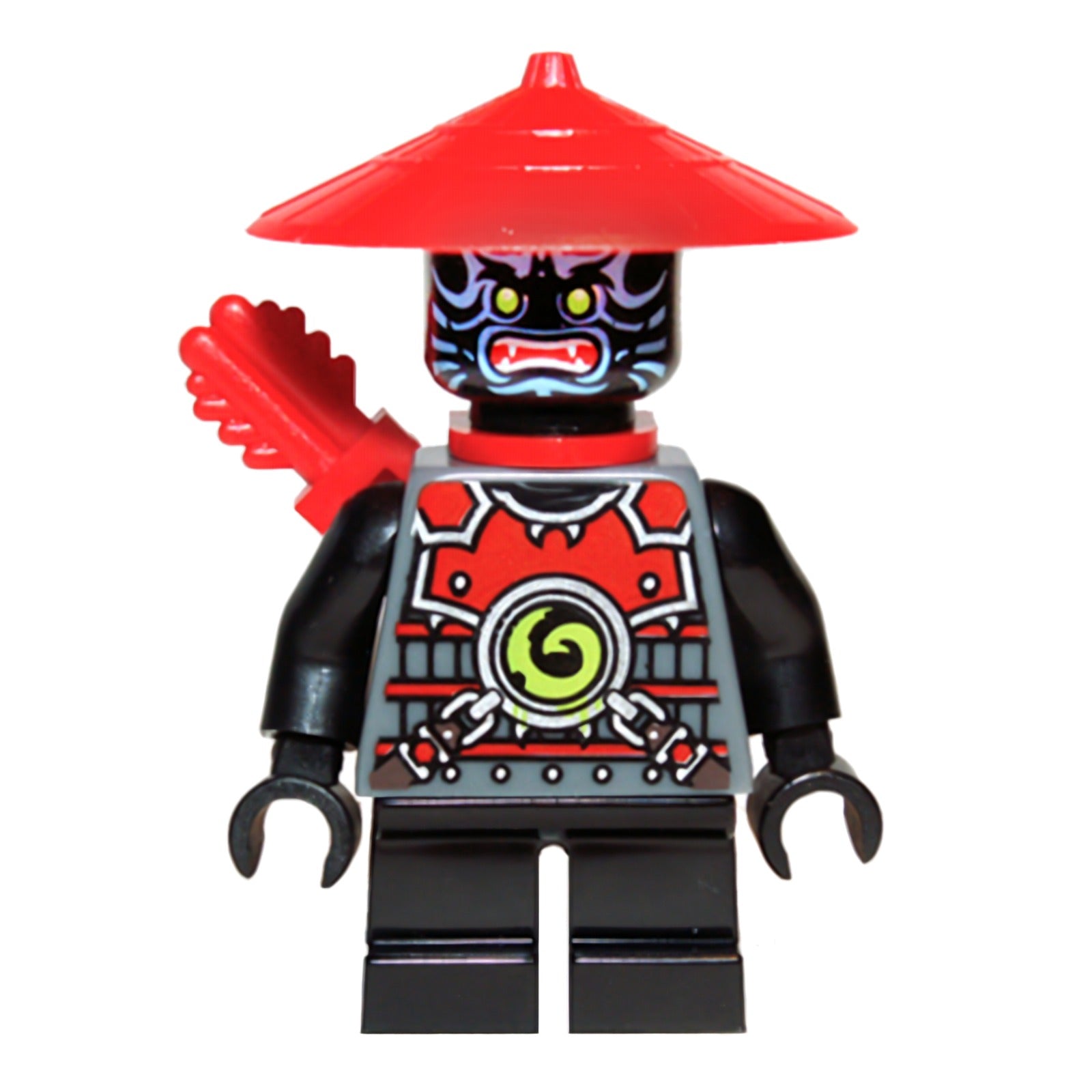 LEGO Minifigur Stone Army Scout - Blue Face, Red Quiver, Short Legs (njo0082)