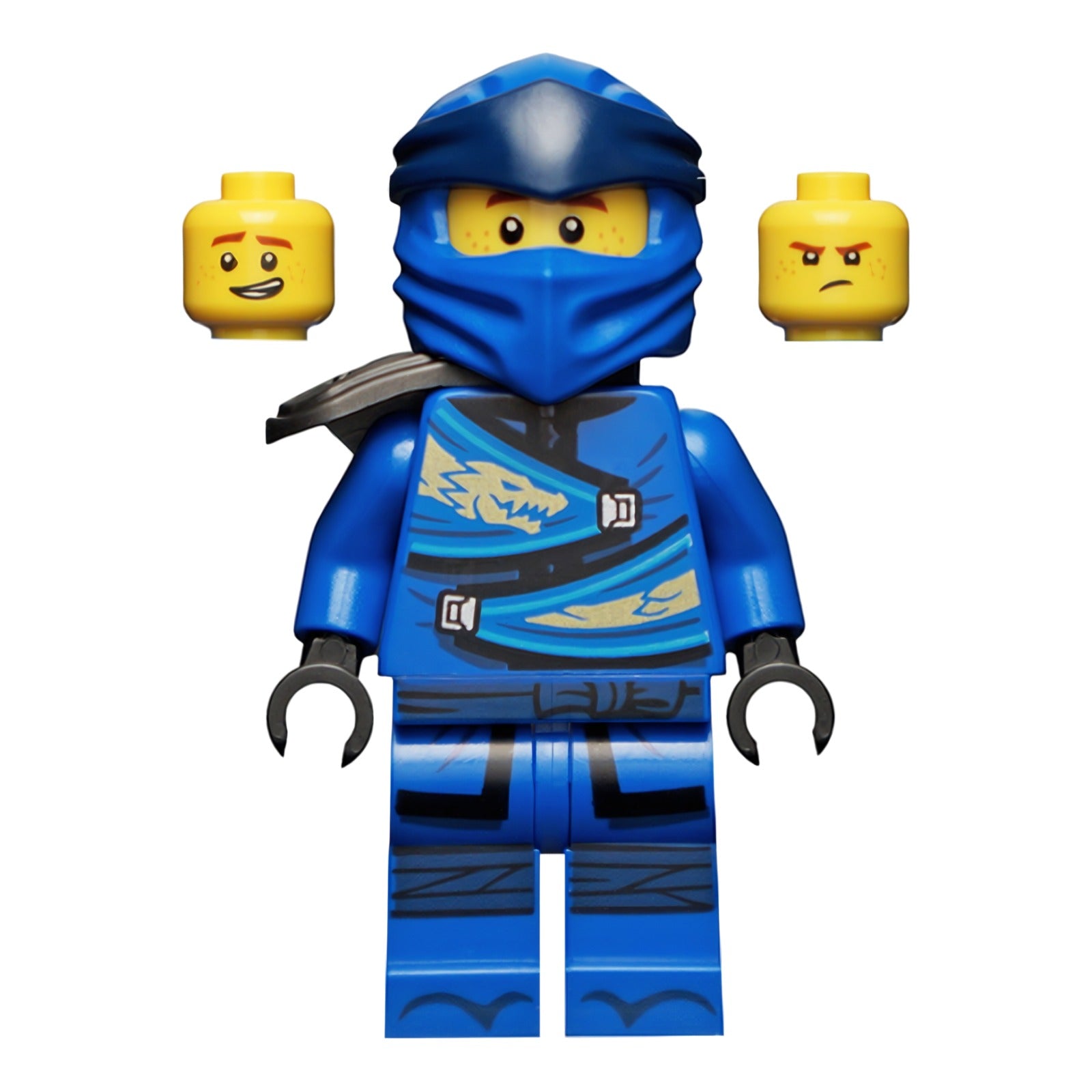 LEGO Minifigur Jay - Legacy, Pearl Dark Gray Shoulder Pad (njo0598) – neu