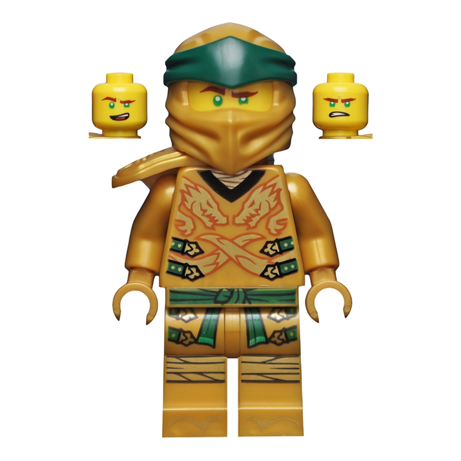 LEGO Minifigur Lloyd (Golden Ninja) - Legacy, Yellow Head, Shoulder (njo0654)