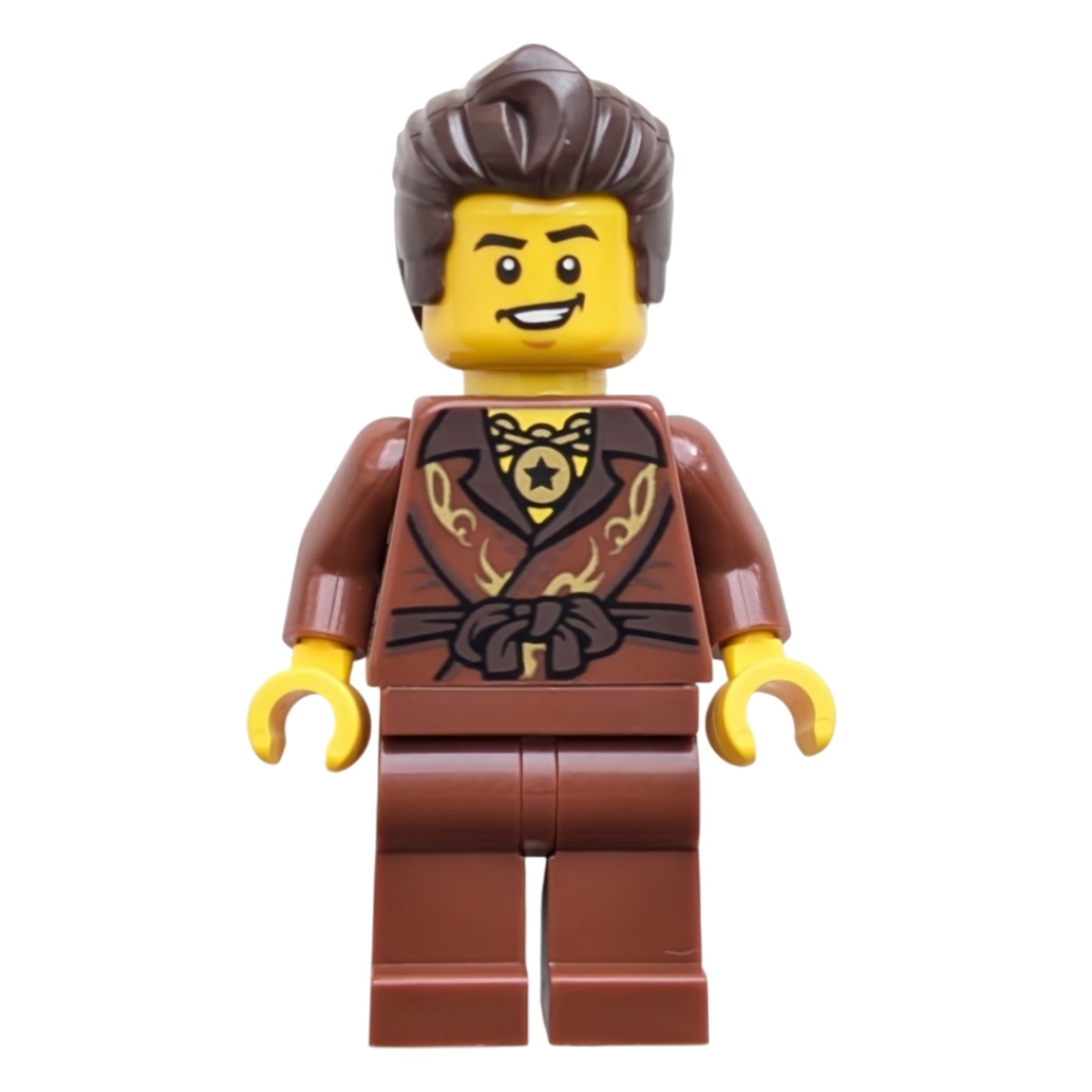 LEGO Minifigur Dareth - Reddish Brown Robe, Reddish Brown Plain Legs (njo1061)