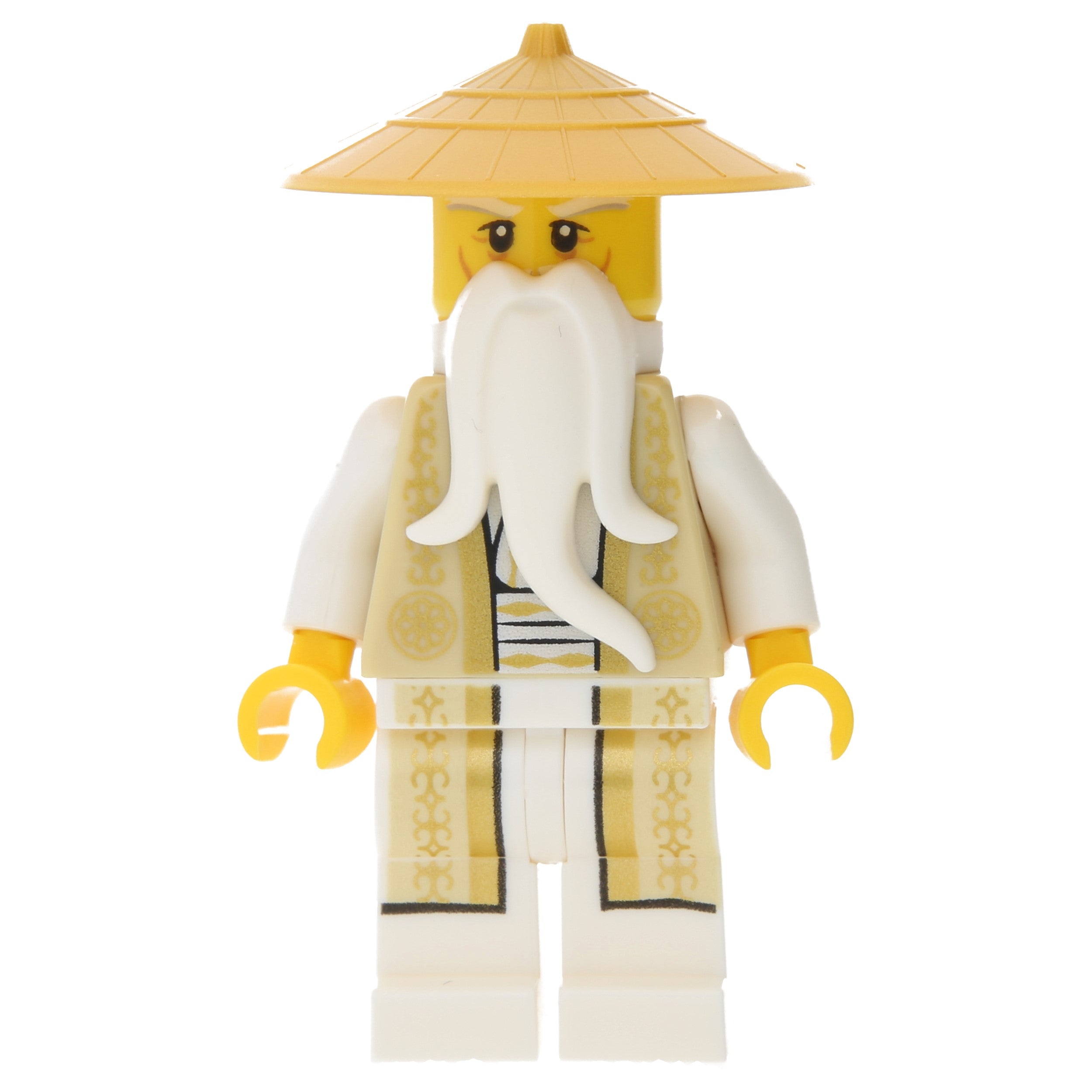 LEGO Ninjago Minifigur - Sensei Wu (Gold/ Beige Robe)