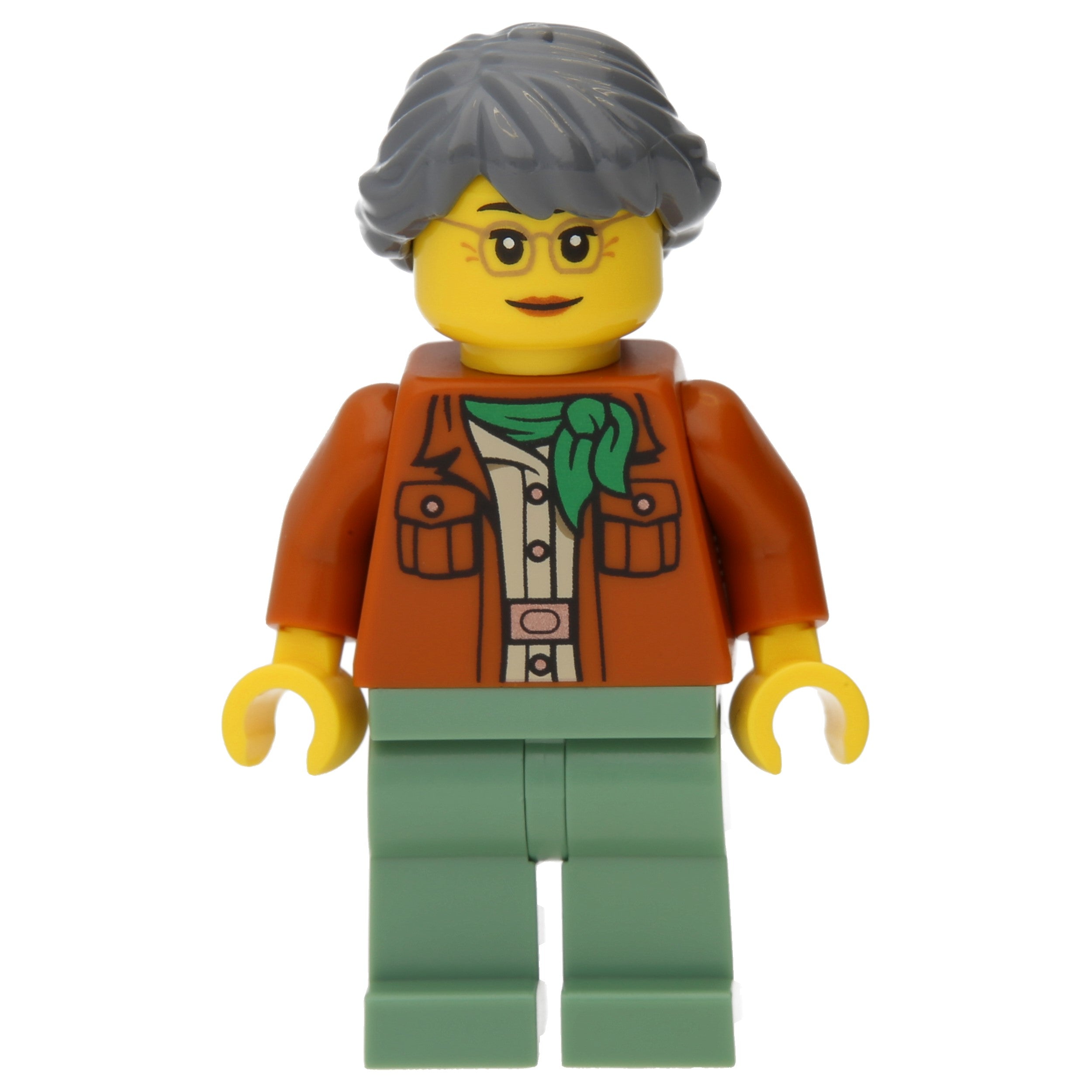LEGO Minifigur Misako - Legacy, Dark Orange Jacket – Ninjago (njo0665) – neu