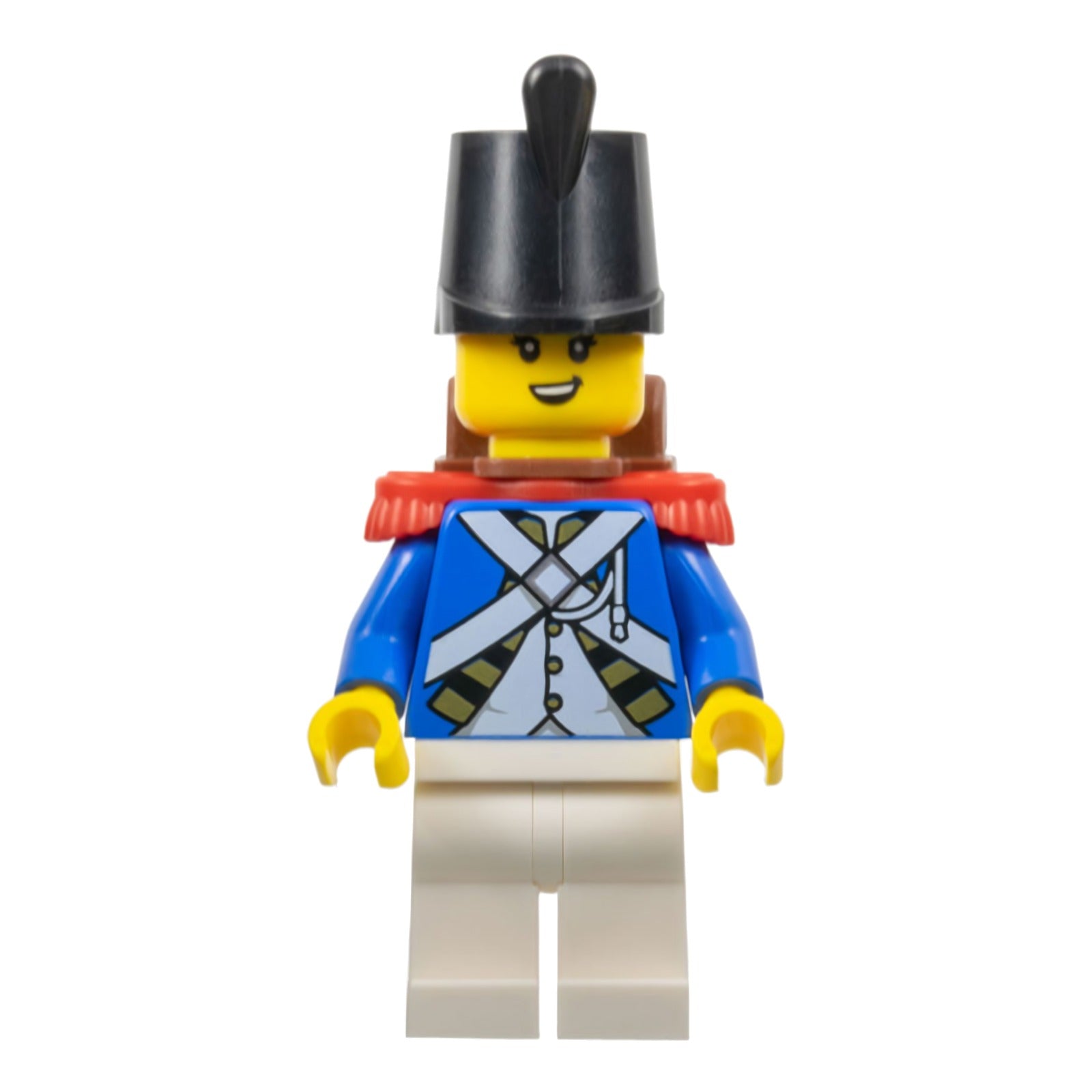 LEGO Minifigur Imperial Soldier IV - Female, Black Shako Hat, Red (pi192)