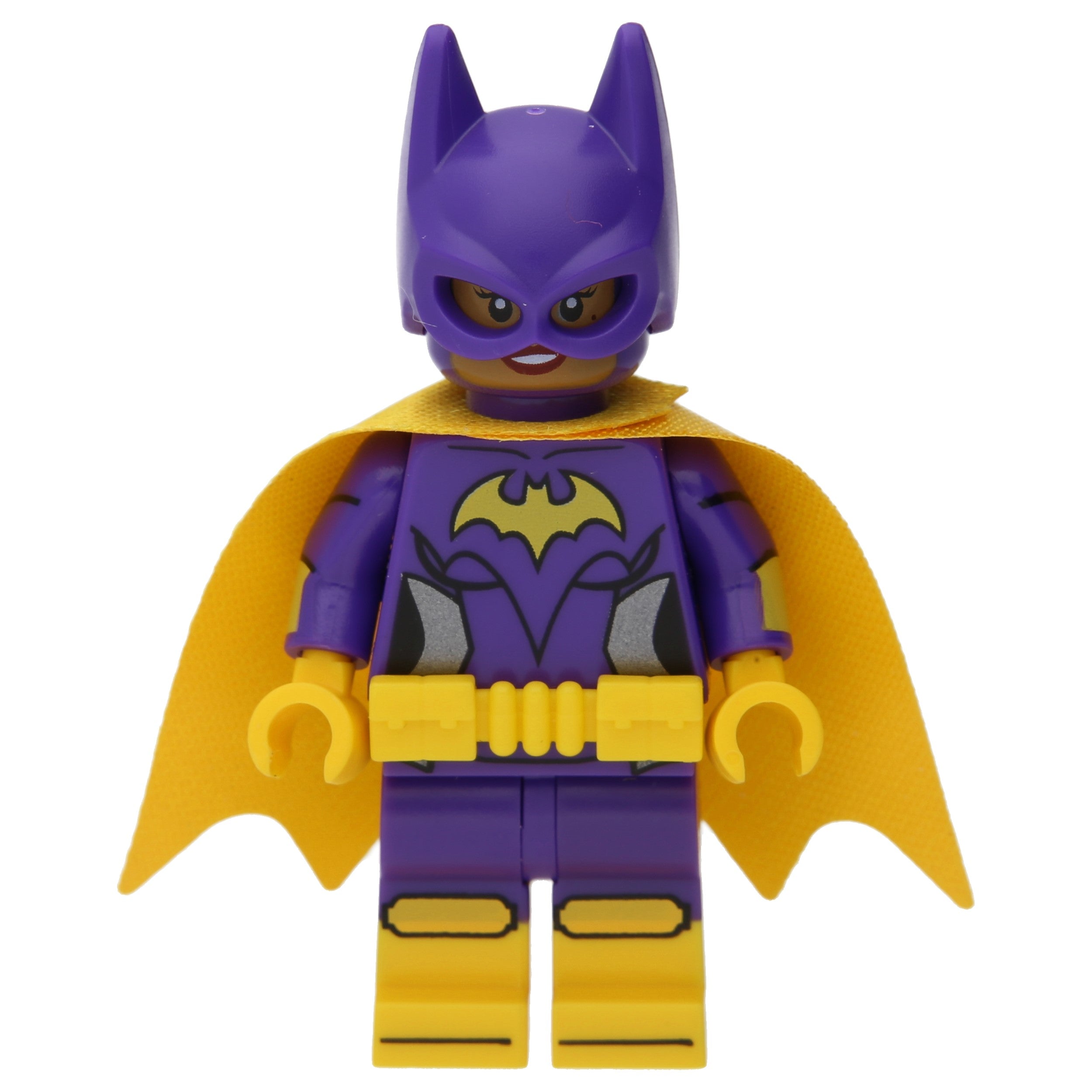 LEGO Minifigur Batgirl mit einem gelben Cape und 2 Gesichtern (sh0305) – neu