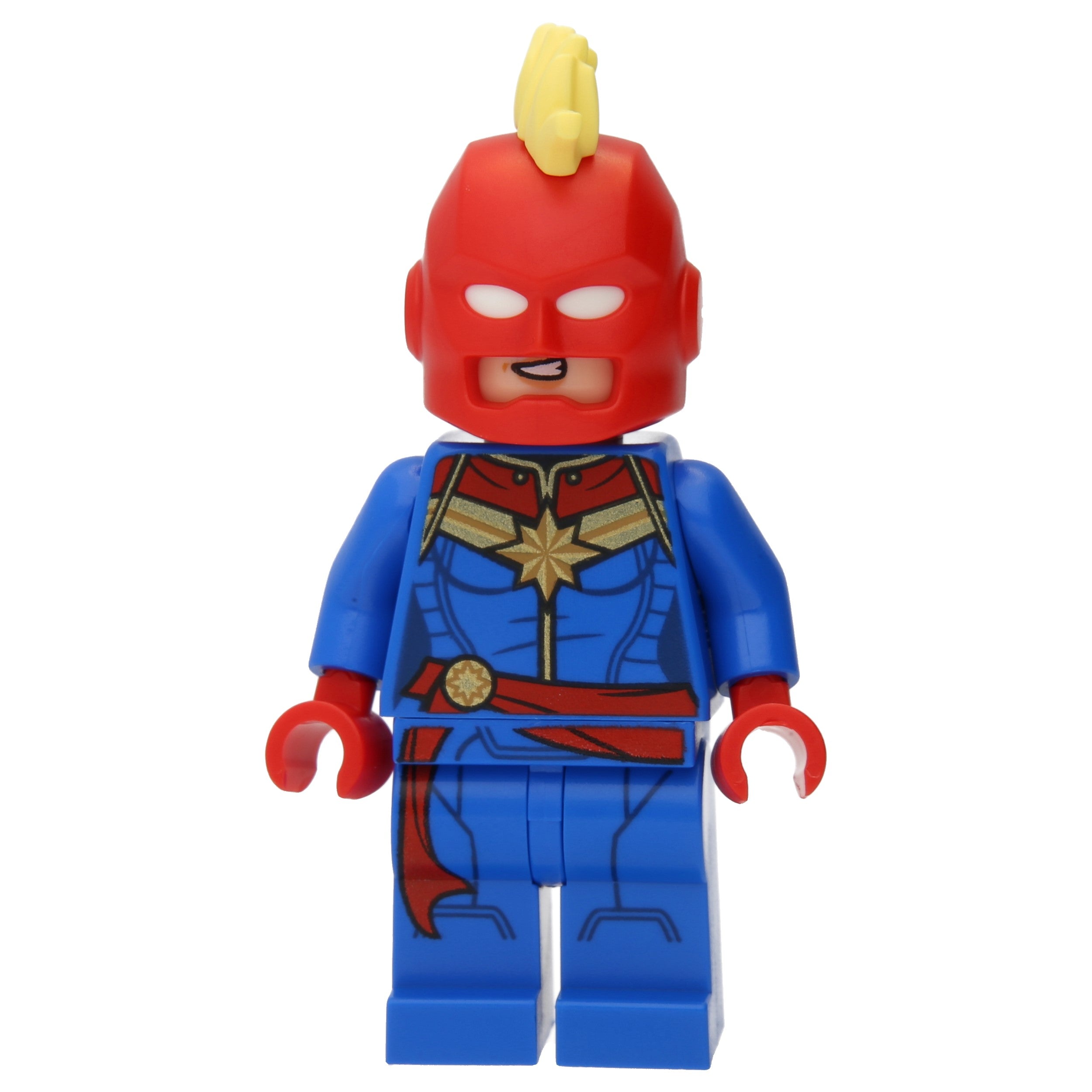 LEGO Superhelden Minifigur - Captain Marvel mit Helm