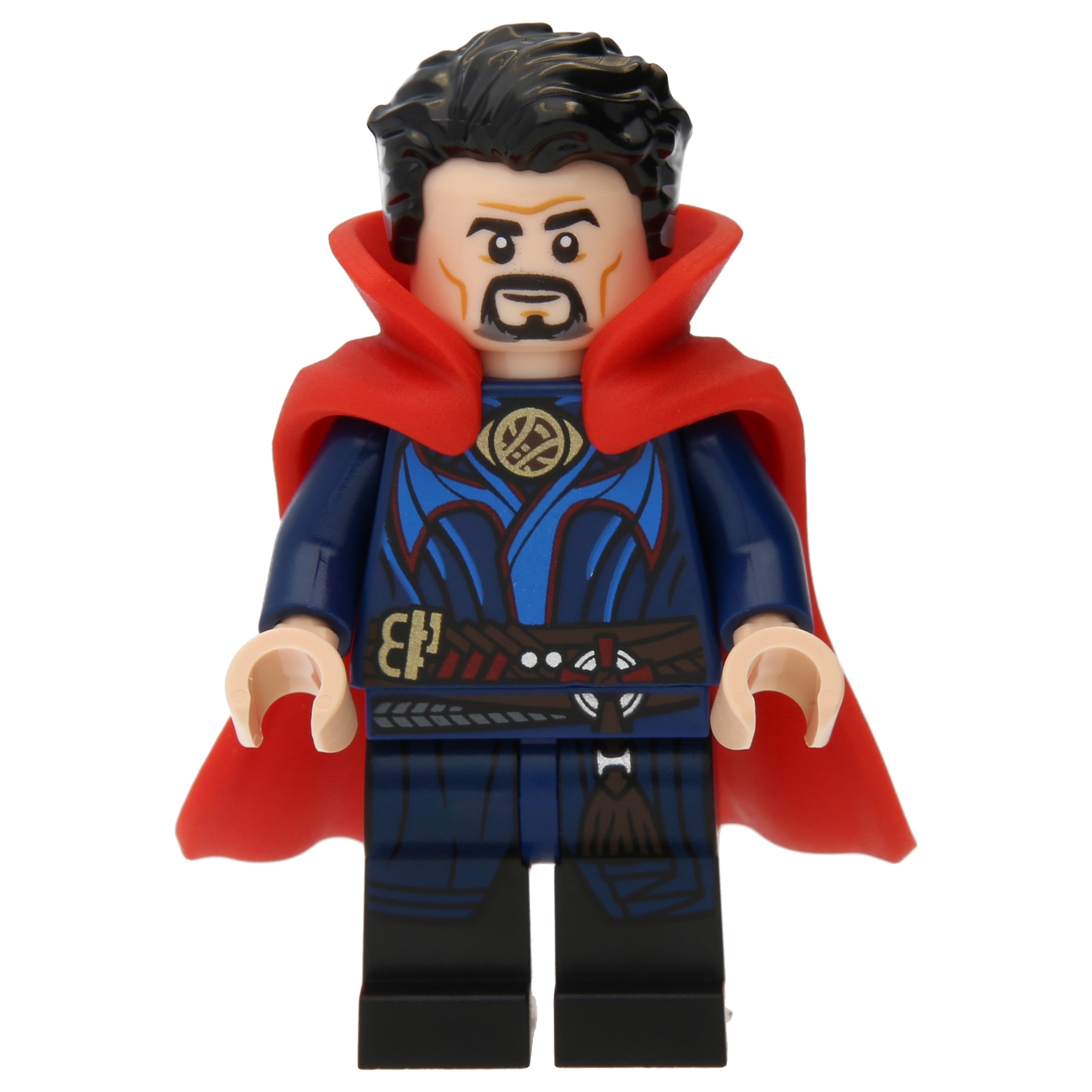LEGO Minifigur Doctor Strange mit einem roten Plastik Cape und 2 (sh0802)