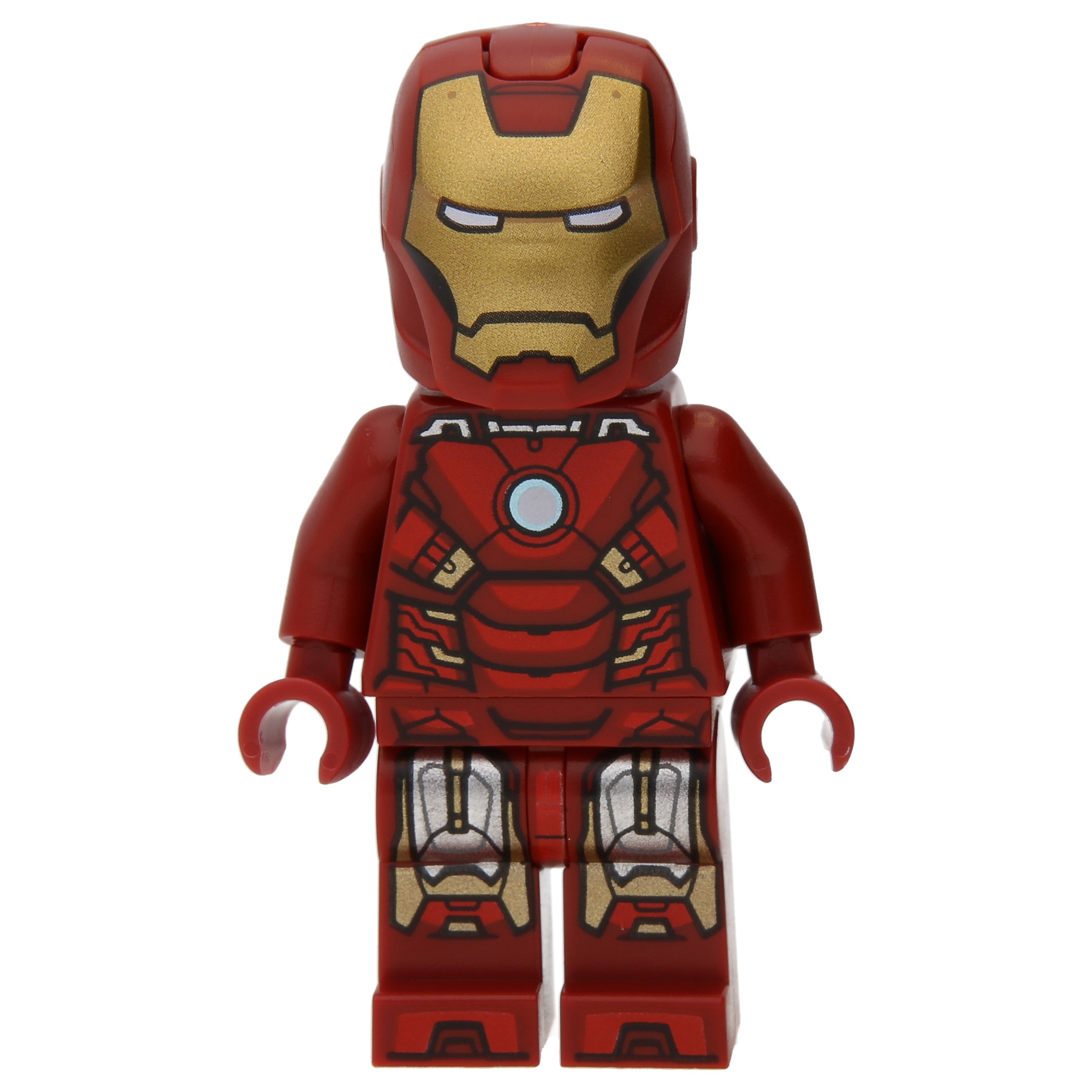 LEGO Minifigur Iron Man Mark 7 Armor - Helmet with Large Visor (sh0853) – neu