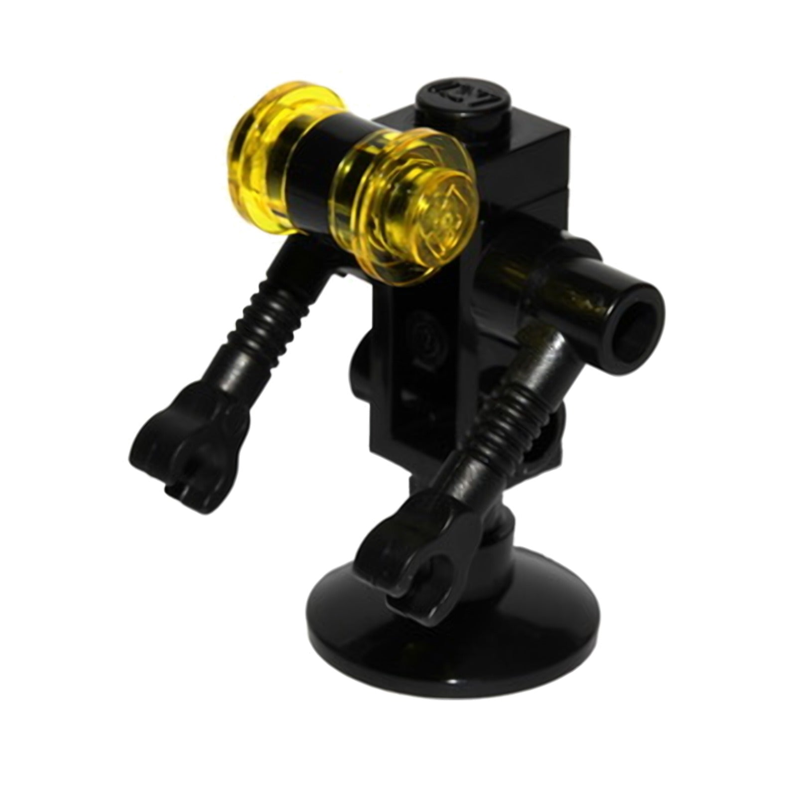LEGO Minifigur Futuron Droid, Black with Trans-Yellow Eyes – Space (sp084) – neu