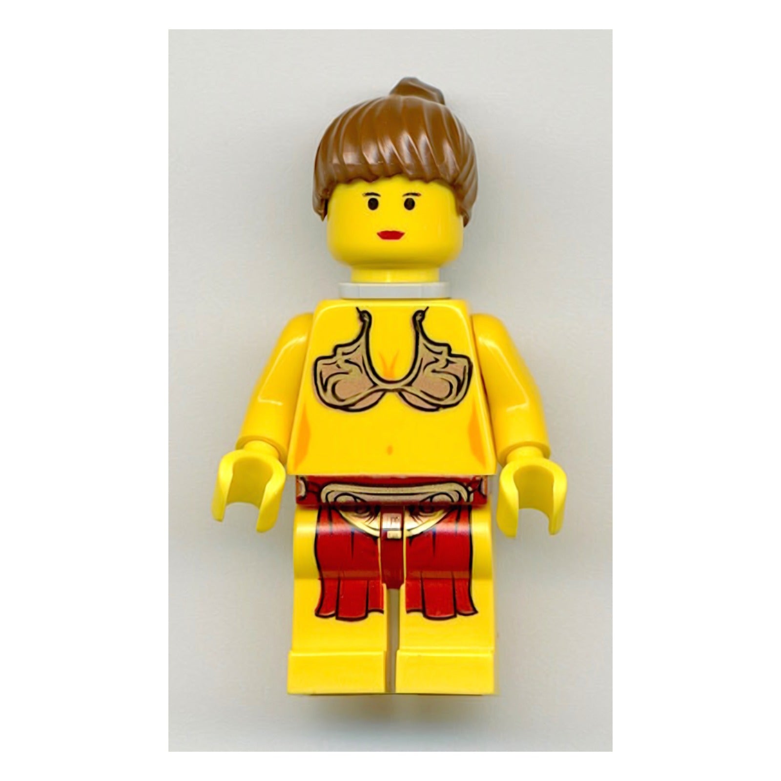 LEGO Minifigur Princess Leia (Jabba Slave with Neck Bracket) (sw0070) – neu