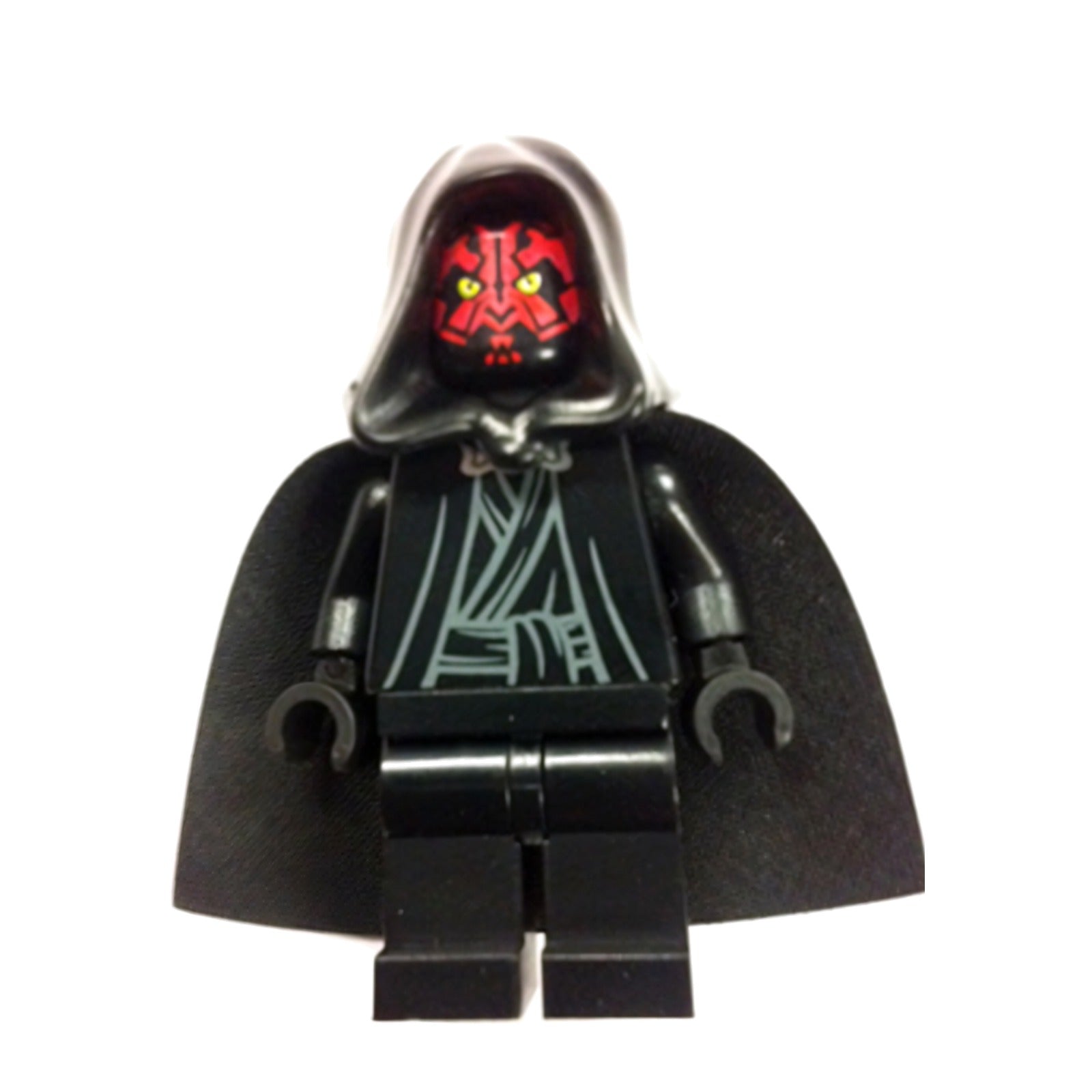 LEGO Minifigur Darth Maul - Hood and Cape, Silver Neck Clasp (sw0394) – neu