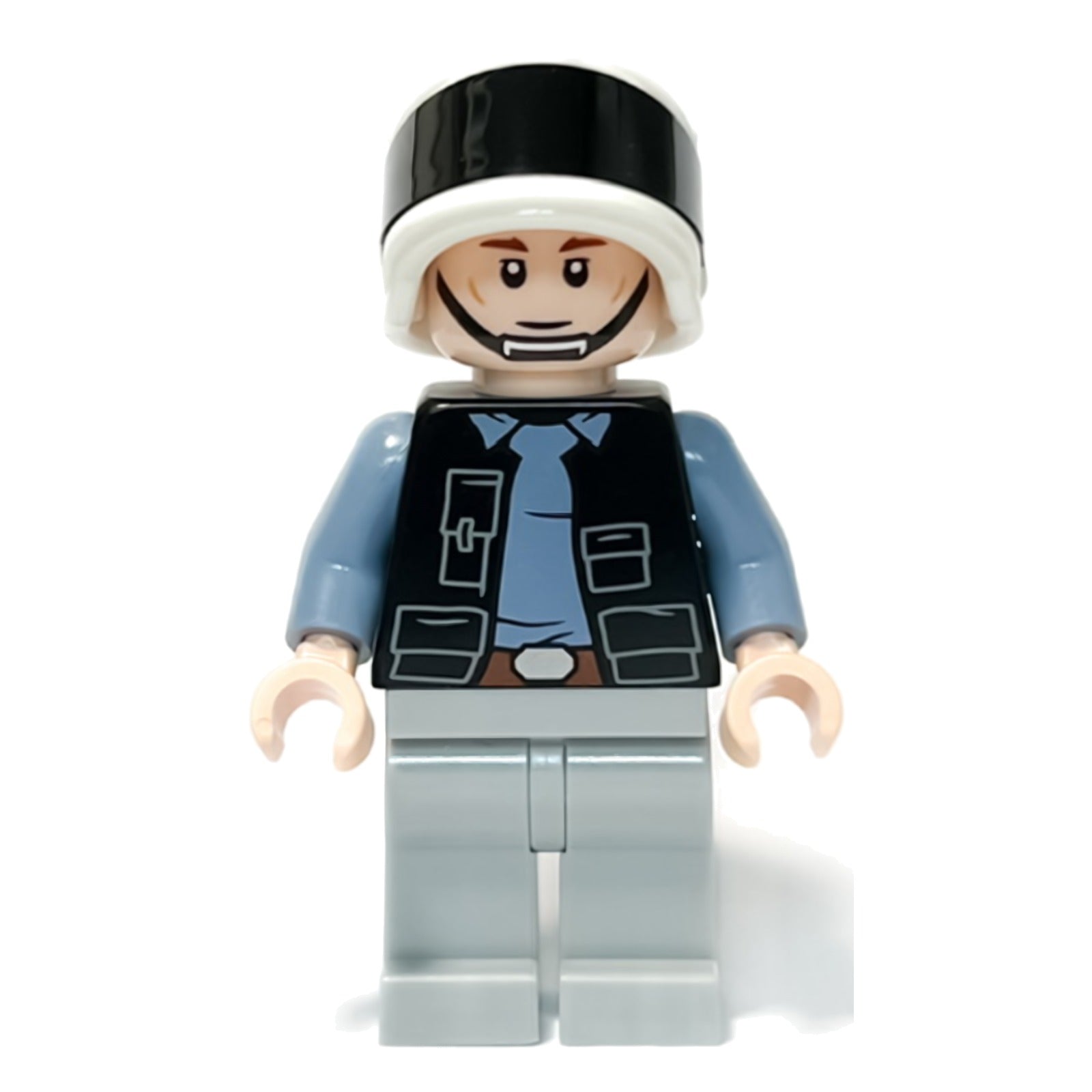 LEGO Minifigur Rebel Fleet Trooper - Male, Vest with Pockets, Black (sw1285)